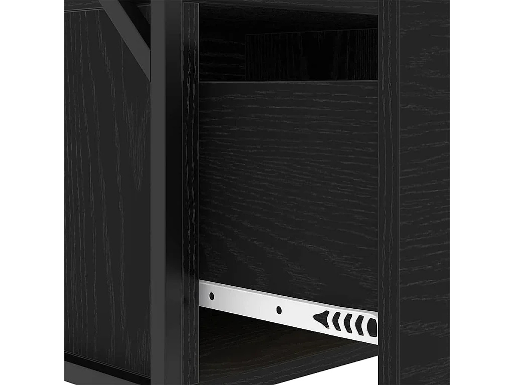 Cabinet de chevet Chêne noir 40 x 31 x 60 cm Bois d'ingénierie