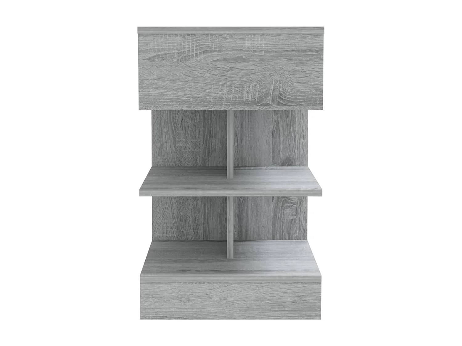 Table de chevet Sonoma gris 40x35x65 cm Bois d'ingénierie