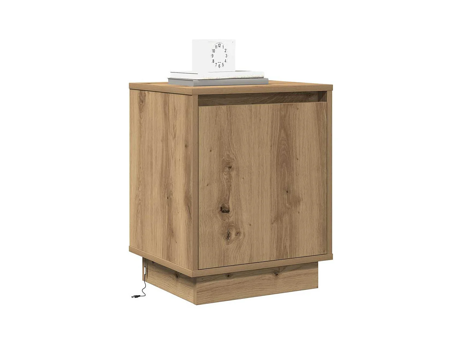 Nachttische mit LED-Leuchten 2 Stk. Artisan Oak 39x34,5x50 cm