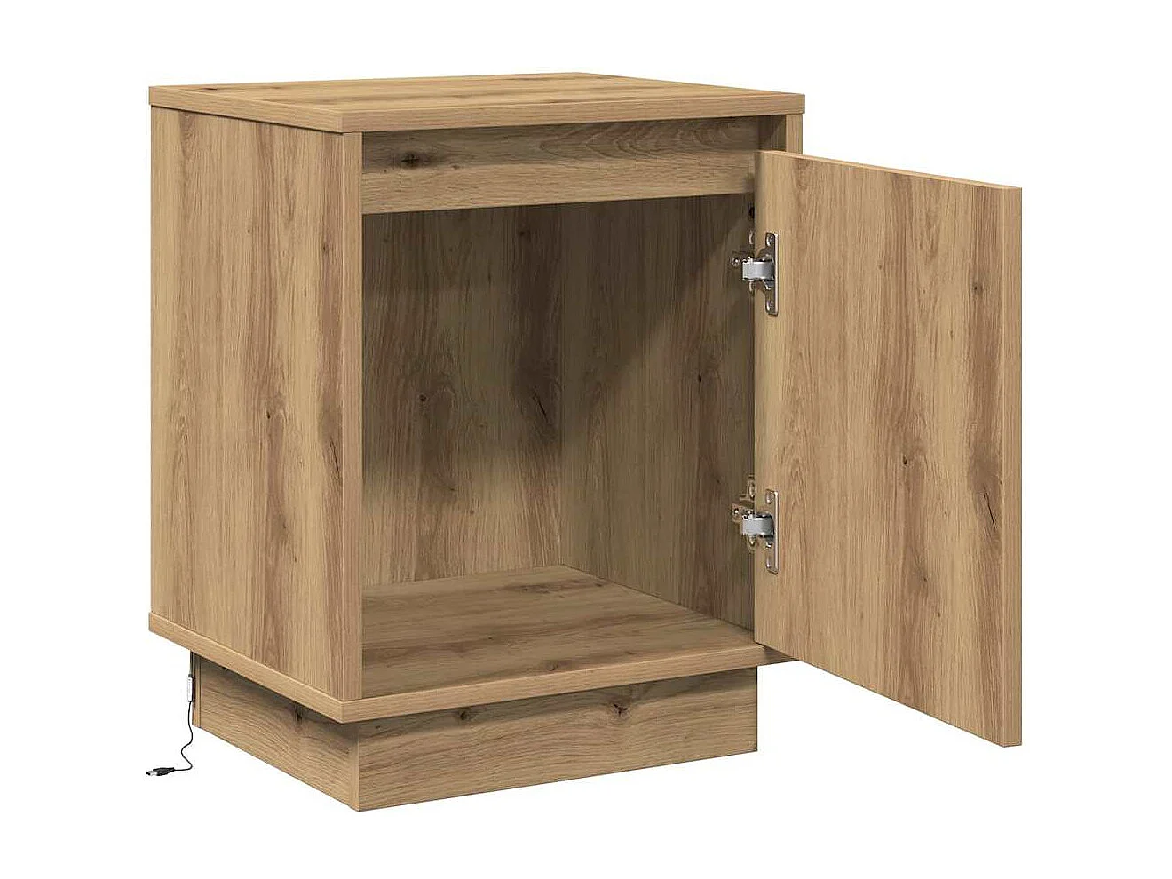Nachttische mit LED-Leuchten 2 Stk. Artisan Oak 39x34,5x50 cm