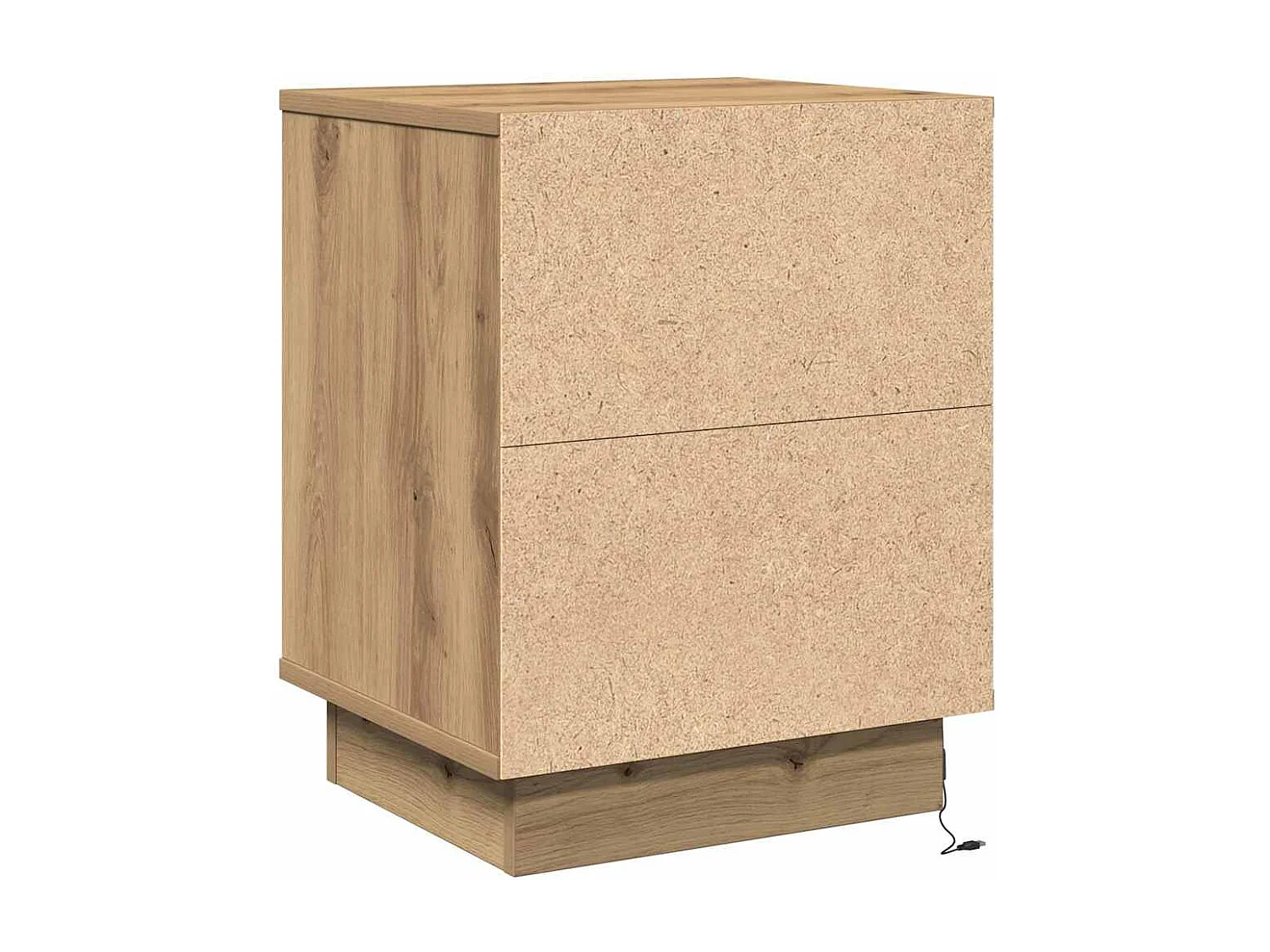 Nachttische mit LED-Leuchten 2 Stk. Artisan Oak 39x34,5x50 cm