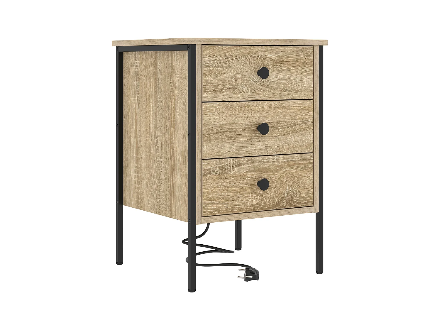 Armoires de chevet 2 pcs Chêne sonoma 42 x 41 x 61 cm