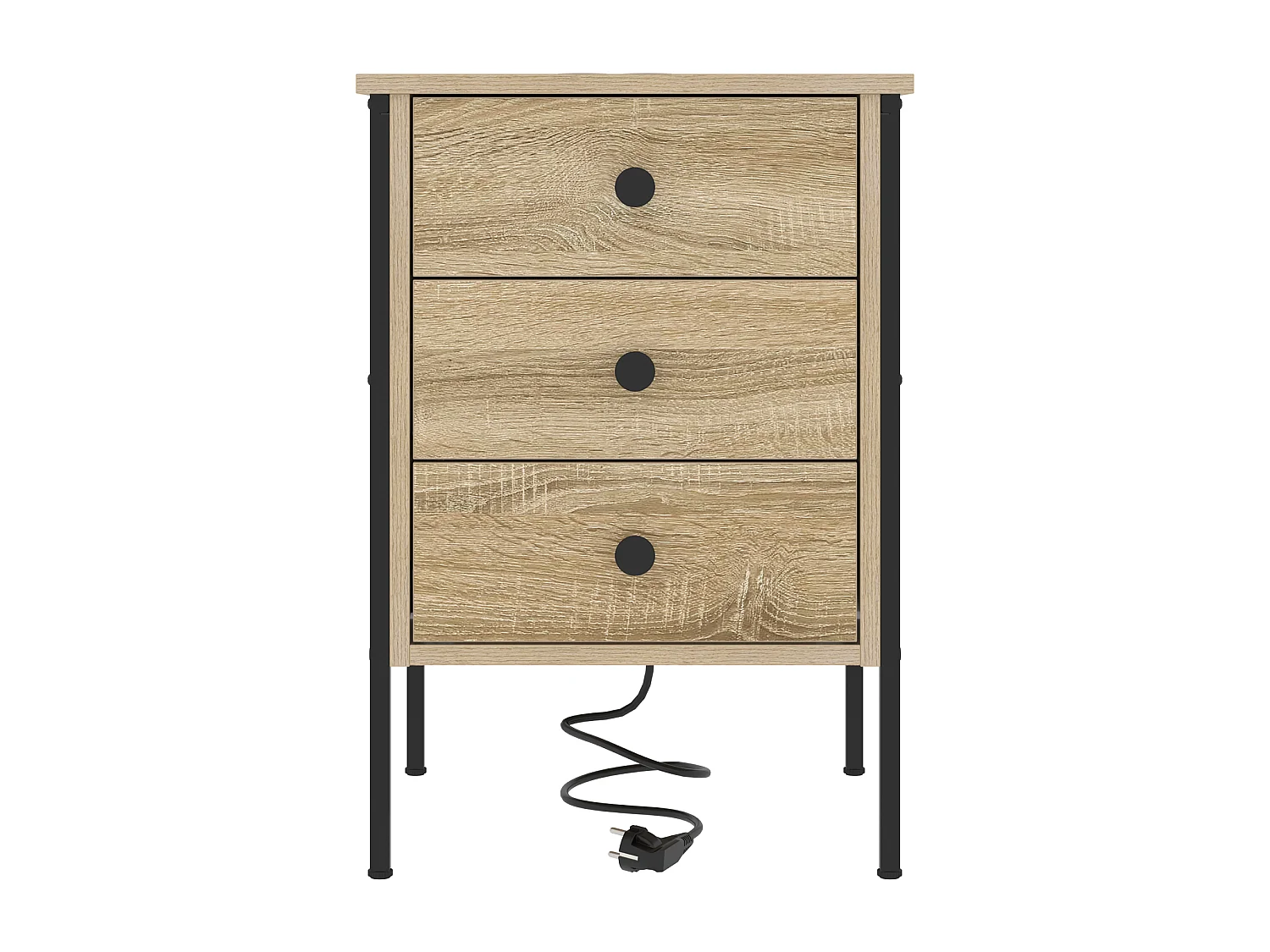 Armoires de chevet 2 pcs Chêne sonoma 42 x 41 x 61 cm