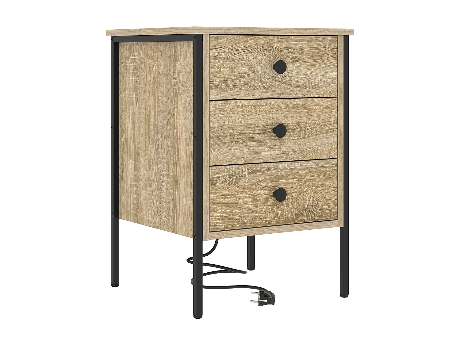 Armoires de chevet 2 pcs Chêne sonoma 42 x 41 x 61 cm