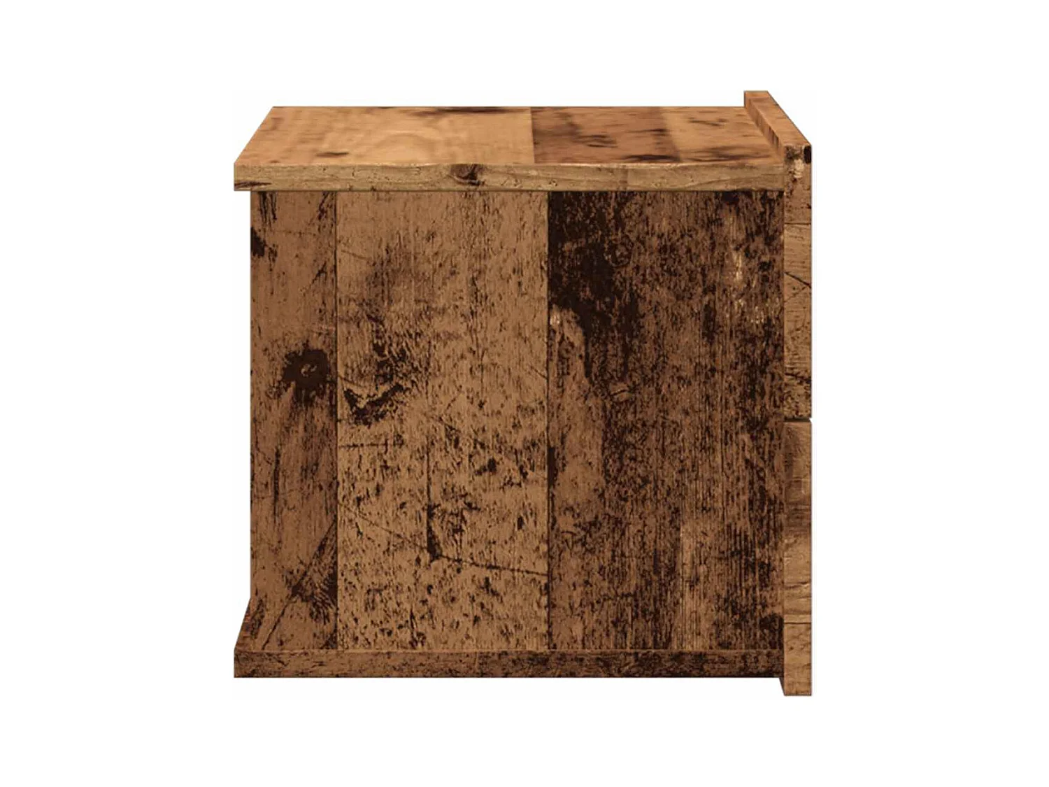 Tables de chevet murales 2 pcs vieux bois 40x32x30 cm