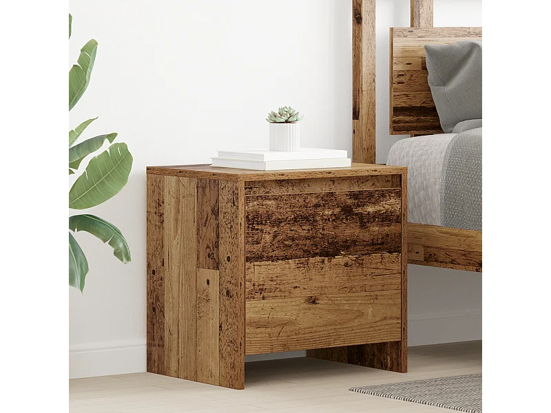 Cabinet de chevet Vieux bois 45 x 34 x 44.5 cm