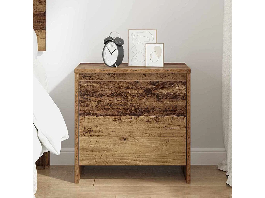 Cabinet de chevet Vieux bois 45 x 34 x 44.5 cm