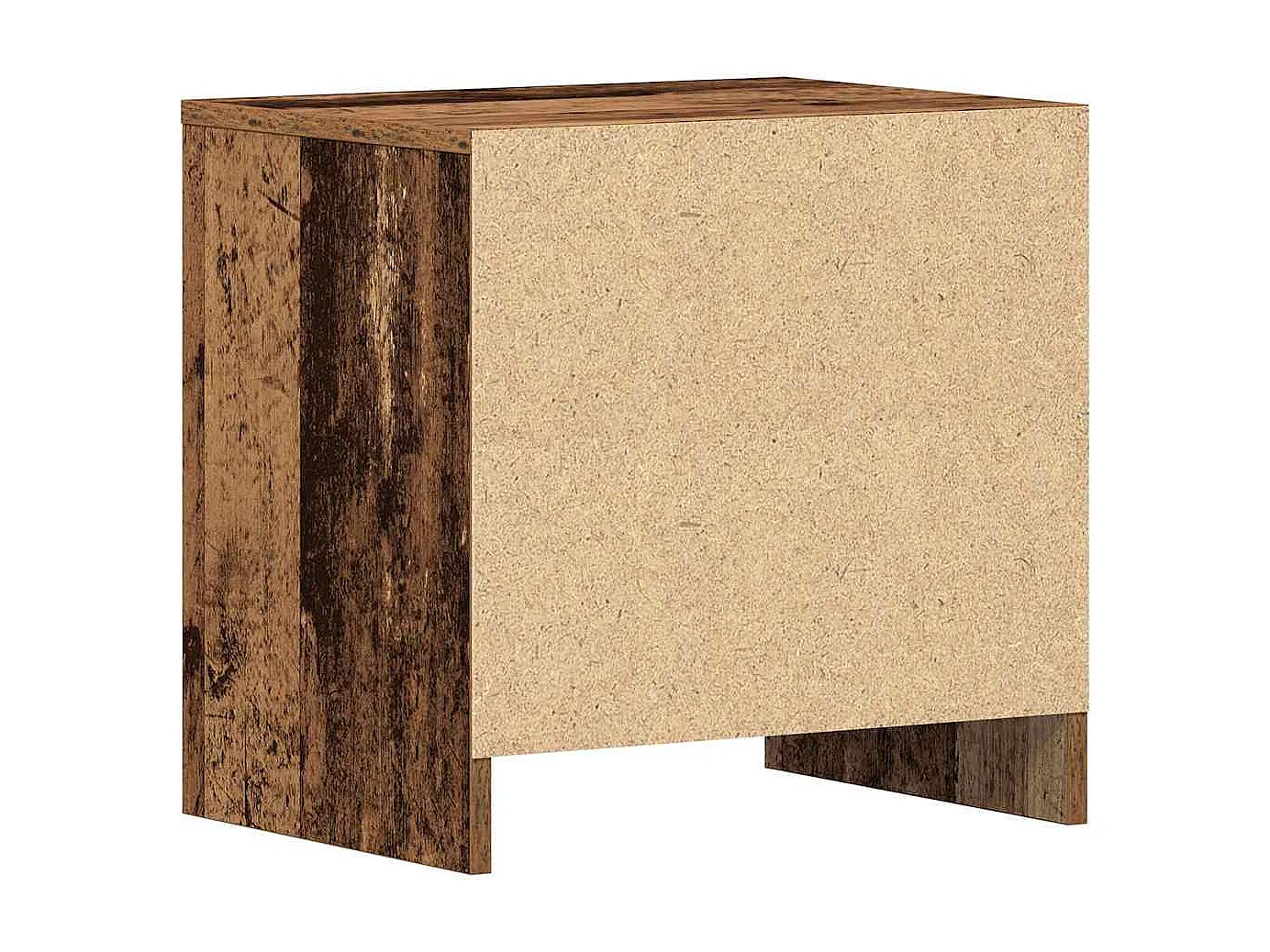 Armoire de chevet 2 pcs Bois ancien 45x34x44,5 cm Bois d'ingénierie