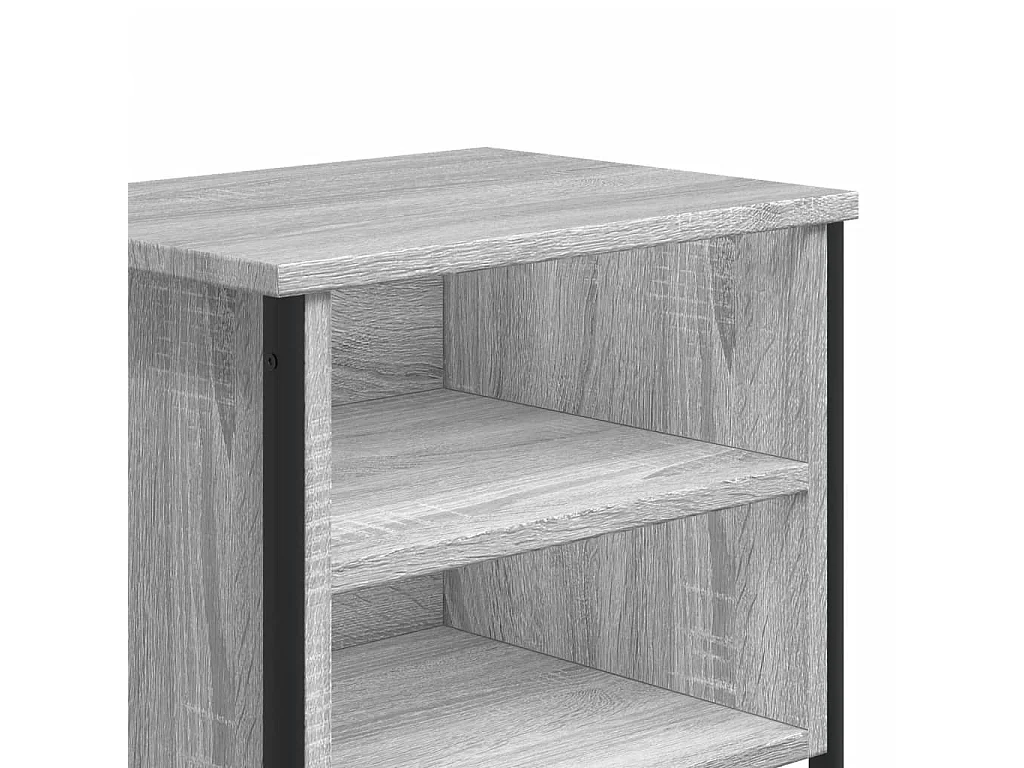 Comodini 2 pezzi grigio sonoma 40x30x40cm in legno ingegnerizzato