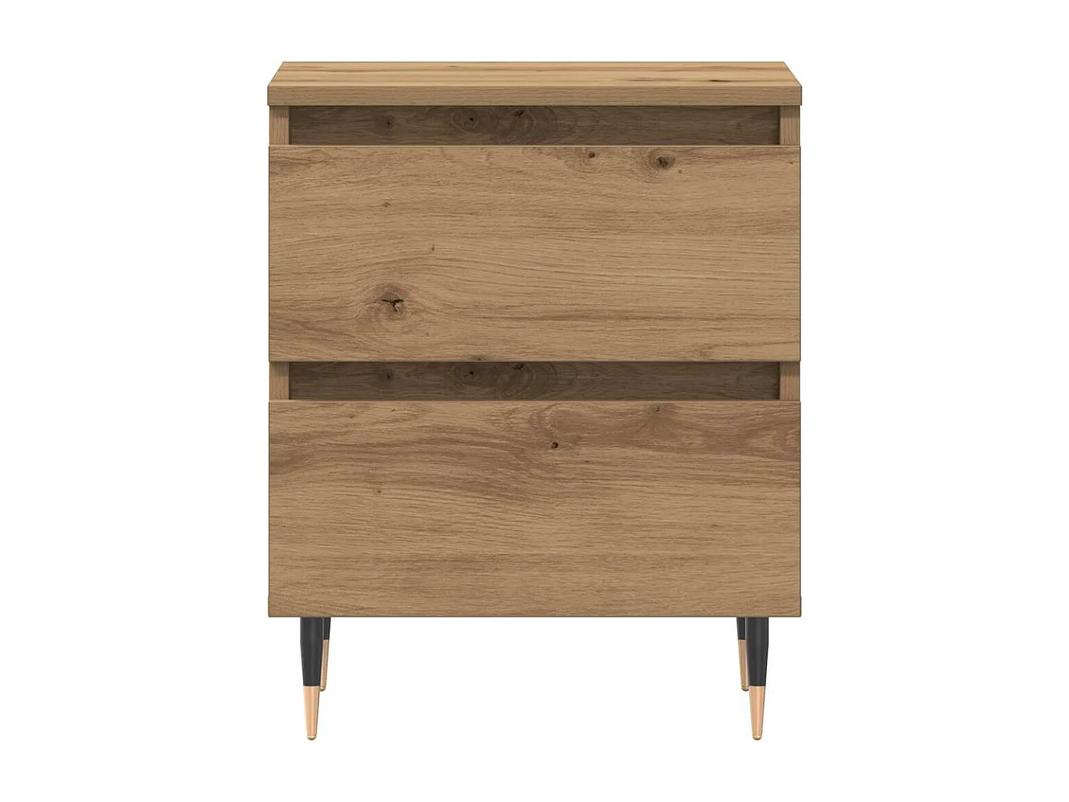 Comodino artigianale in rovere ricostituito 40x35x50 cm