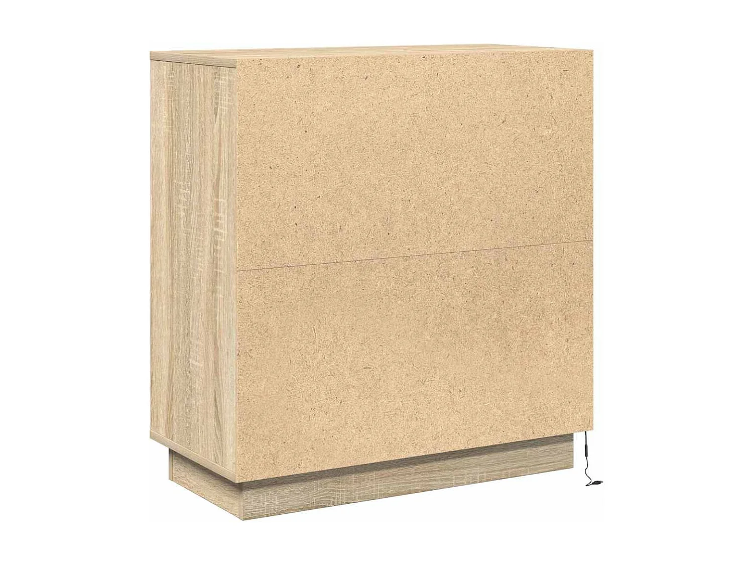 Buffet avec LED en chêne Sonoma - 71 x 34,5 x 75 cm - Fabriqué en bois d'ingénierie