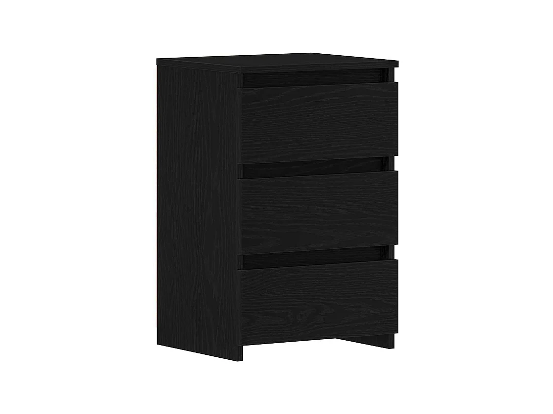 Comodini 2 pz Rovere nero 40x35x62,5 cm Legno ingegnerizzato
