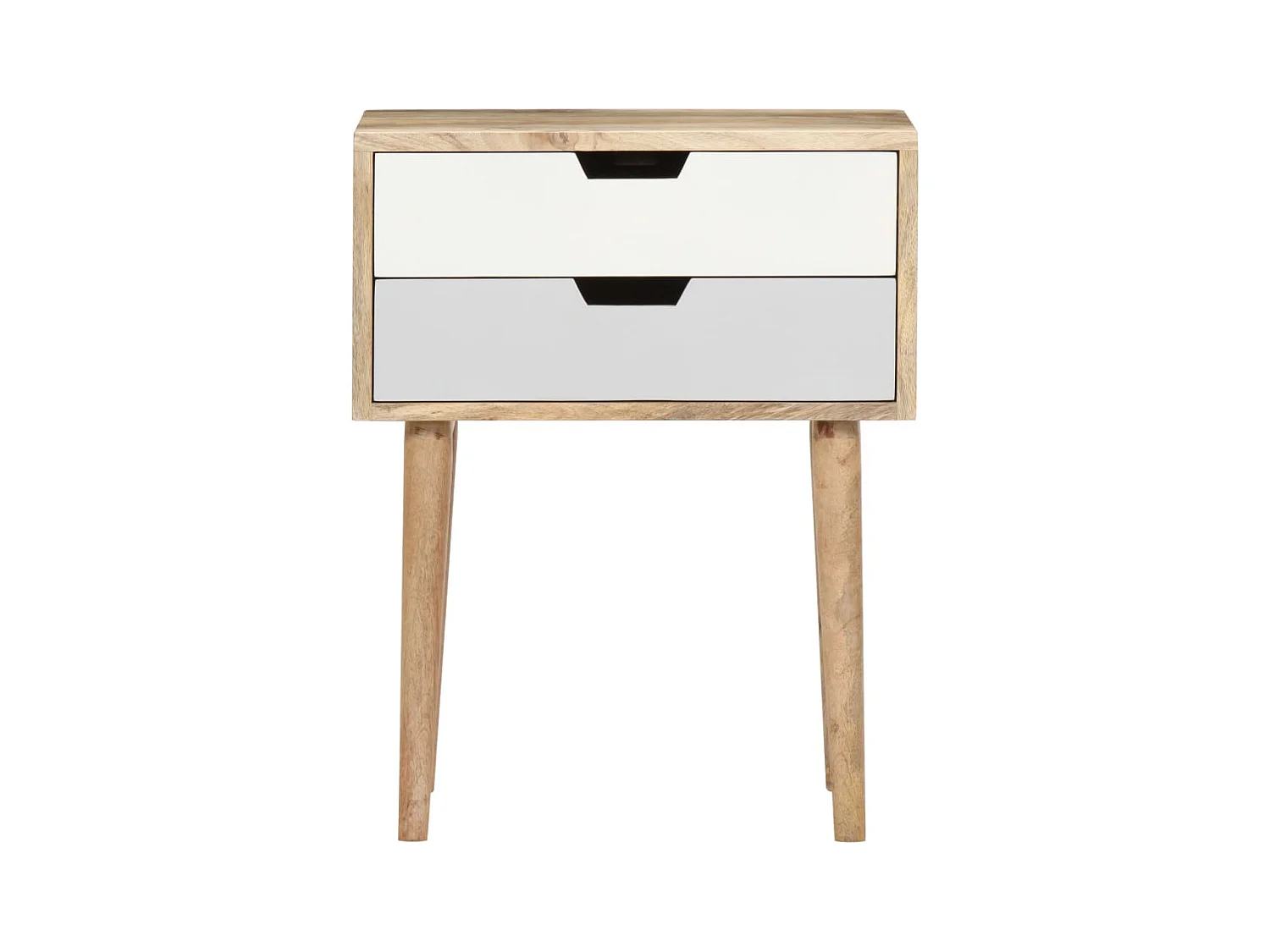 Nachtkastje 47x35x59 cm Massief mangohout