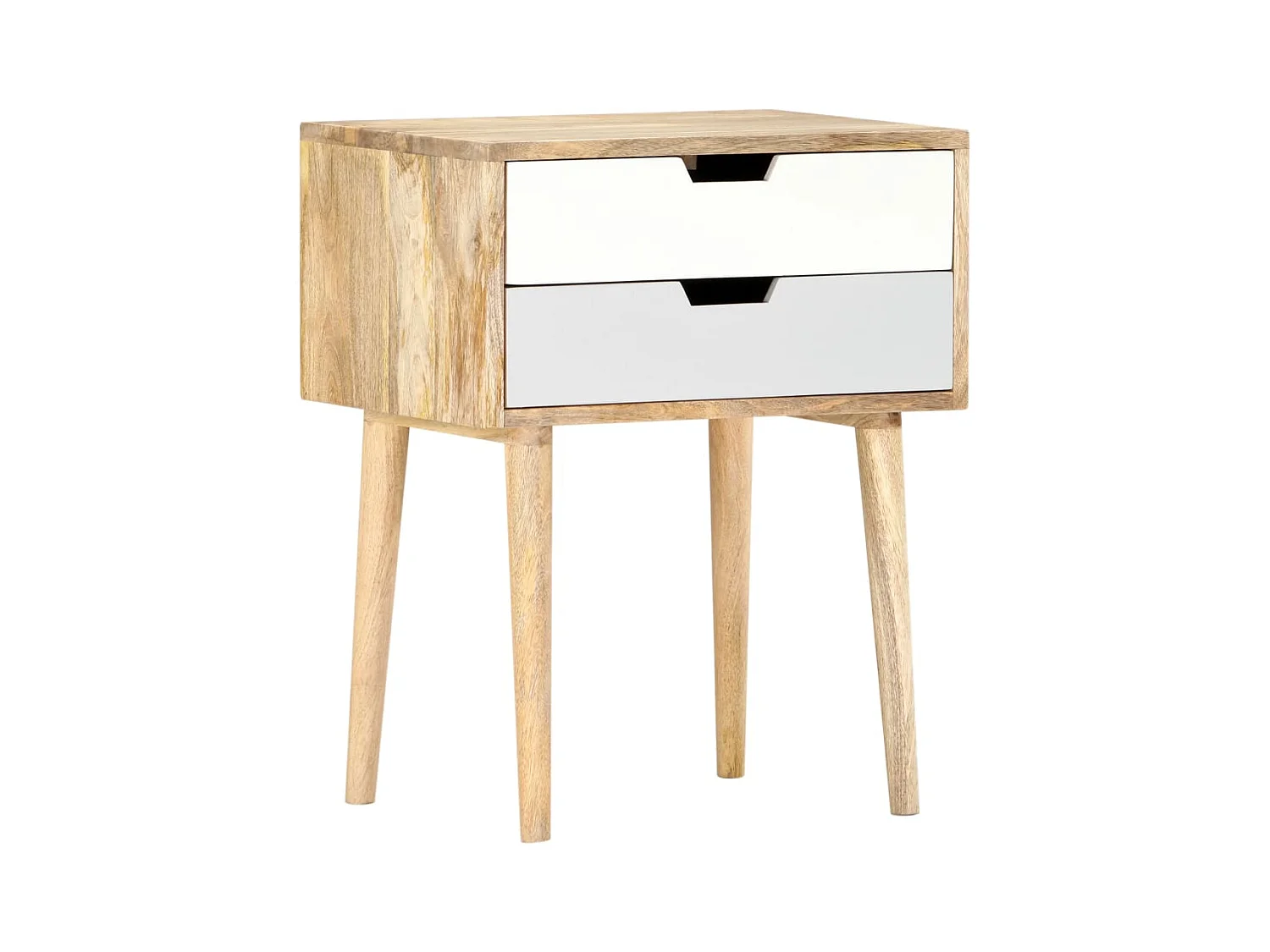 Nachtkastje 47x35x59 cm Massief mangohout