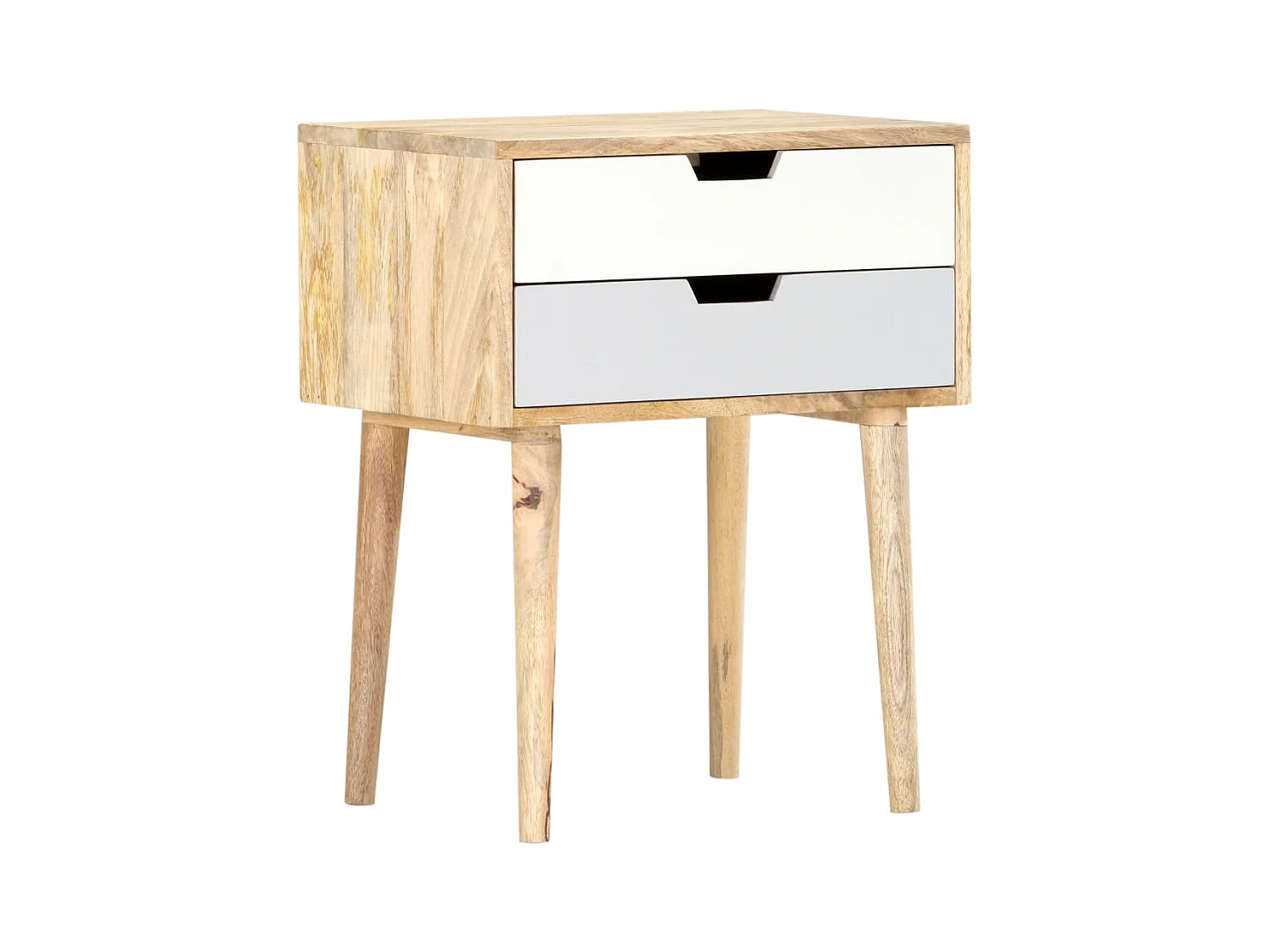 Nachtkastje 47x35x59 cm Massief mangohout