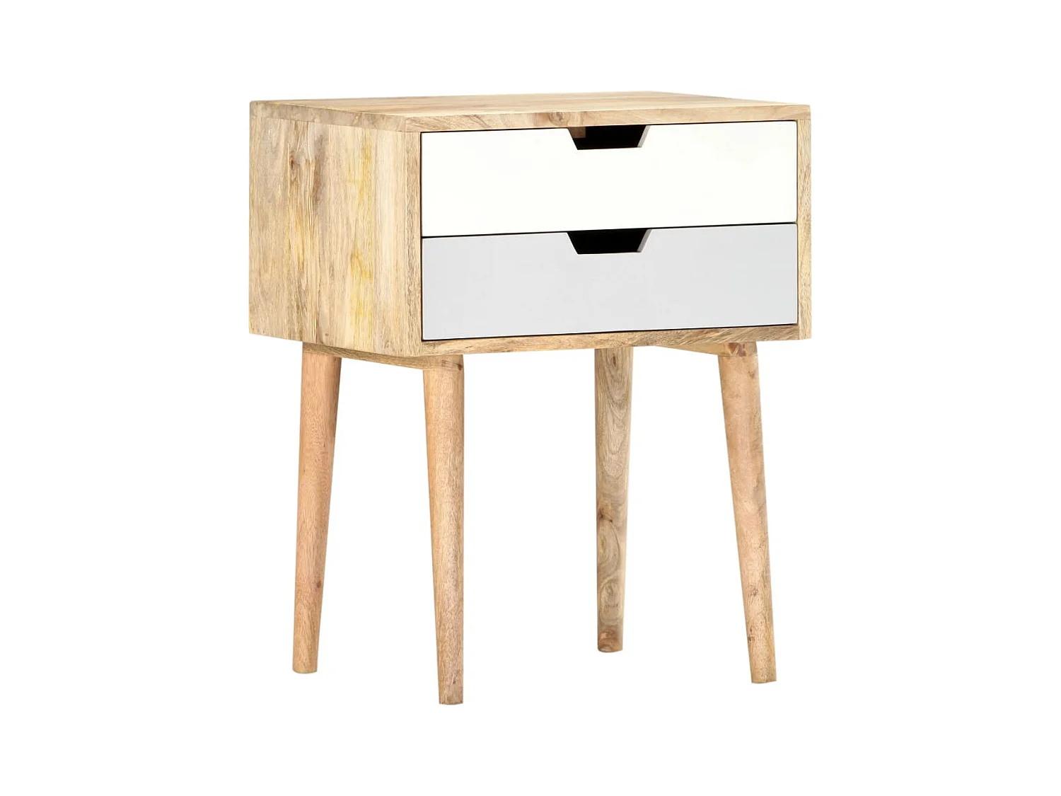 Nachtkastje 47x35x59 cm Massief mangohout