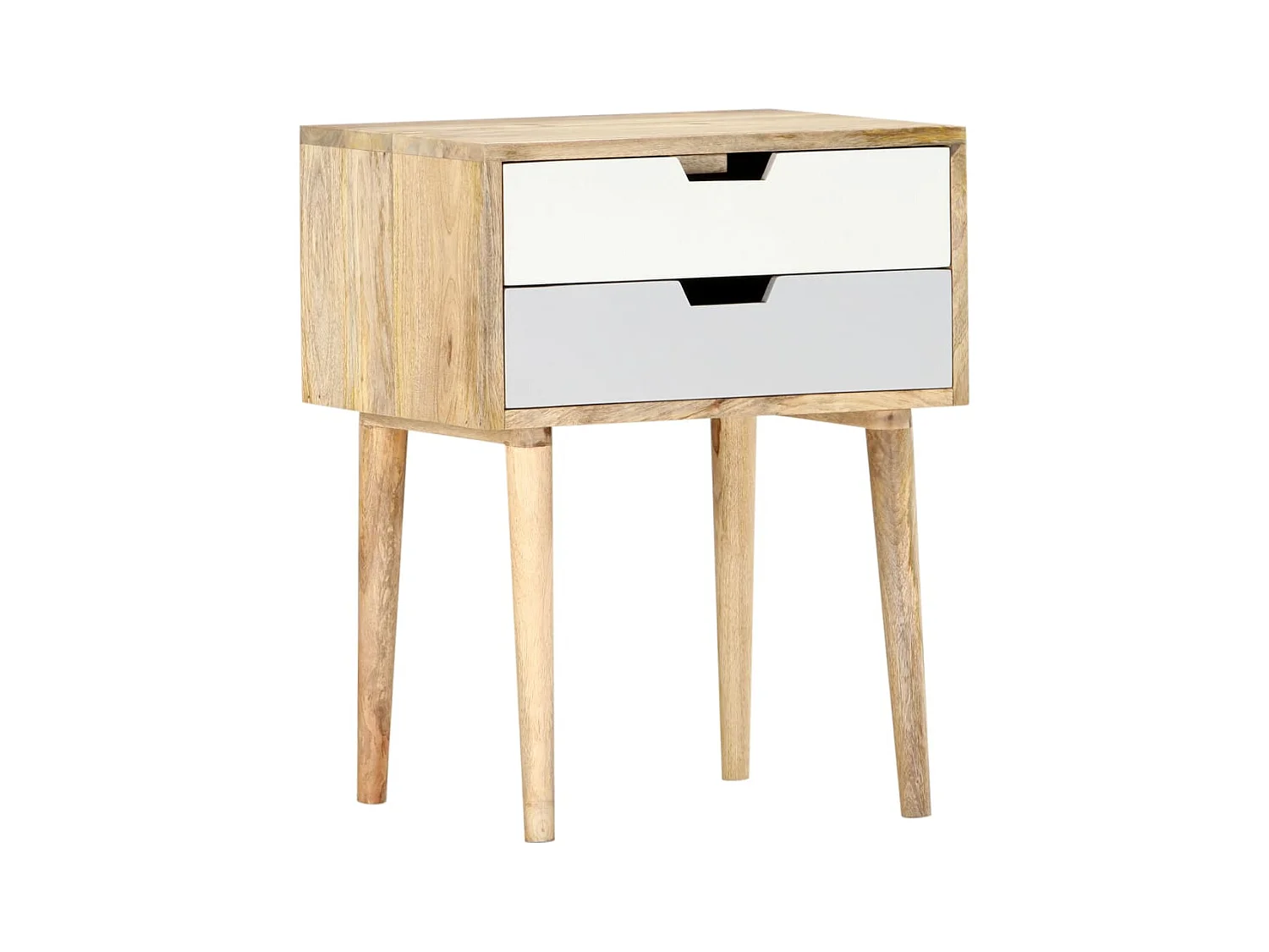 Nachtkastje 47x35x59 cm Massief mangohout