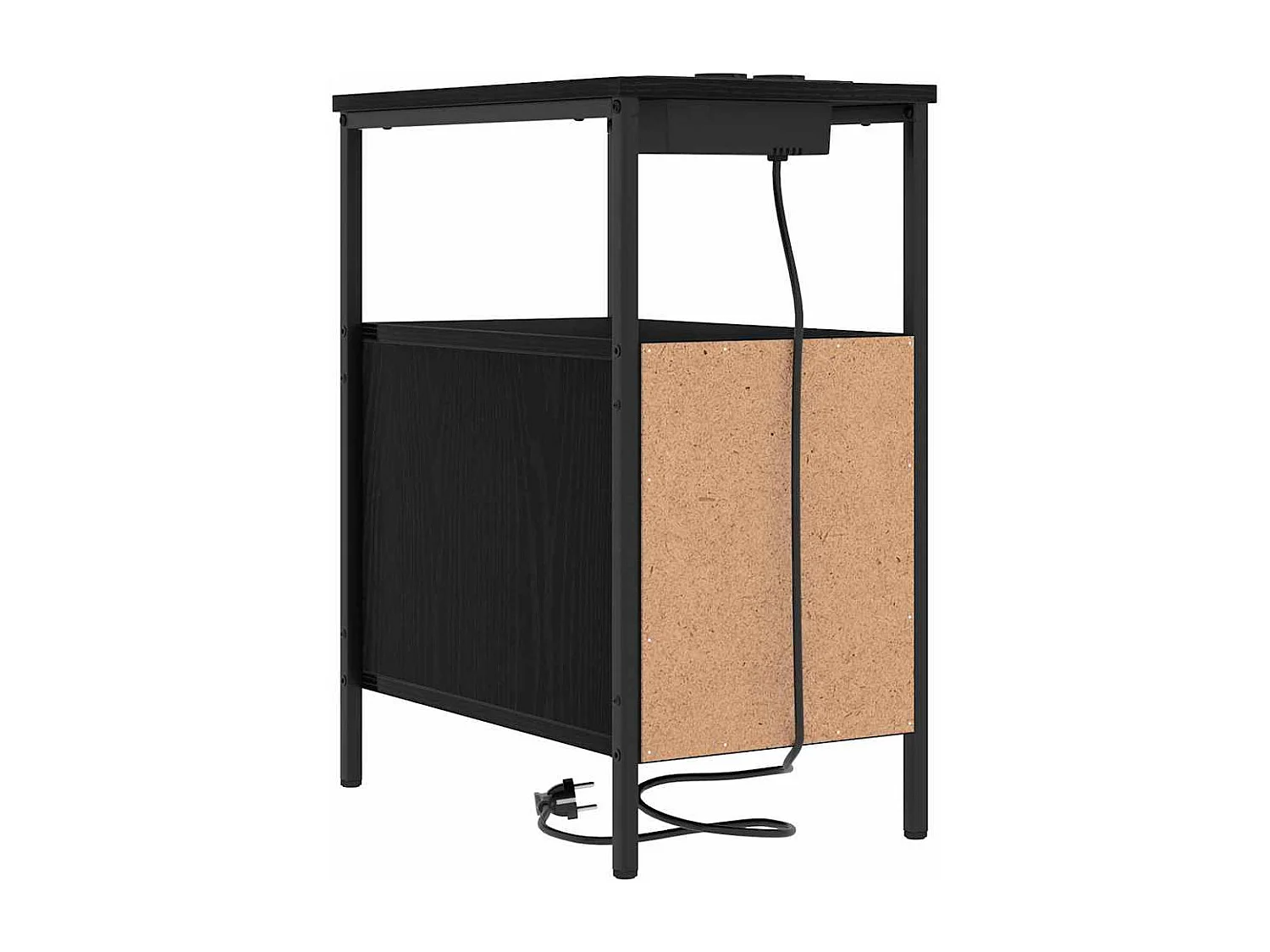 Armoires de chevet avec tiroir 2 pcs Chêne noir 30 x 48 x 61 cm