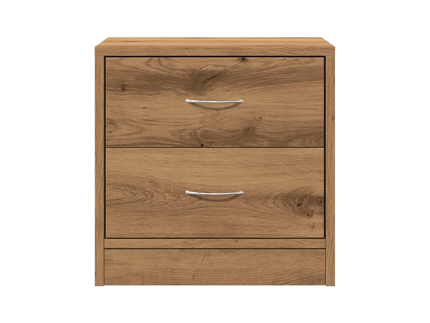 Tables de chevet 2 pcs chêne artisanal bois d'ingénierie