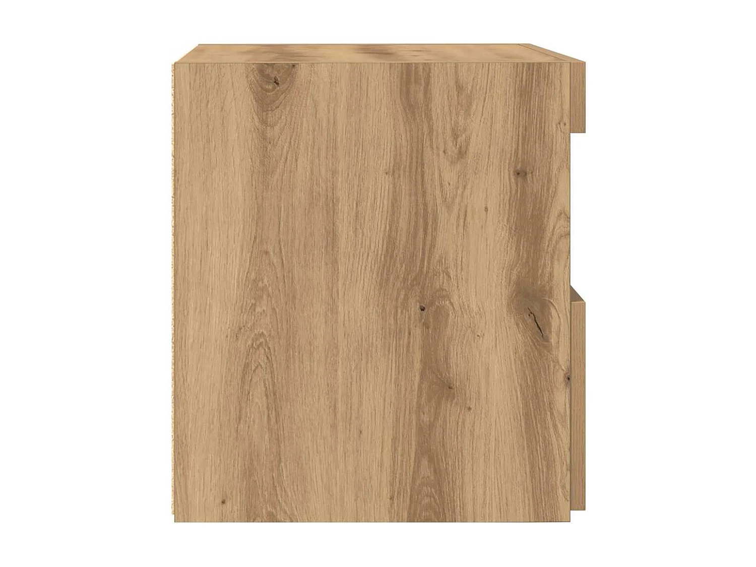 Table de chevet avec lumières LED Chêne artisanal 50x40x45 cm