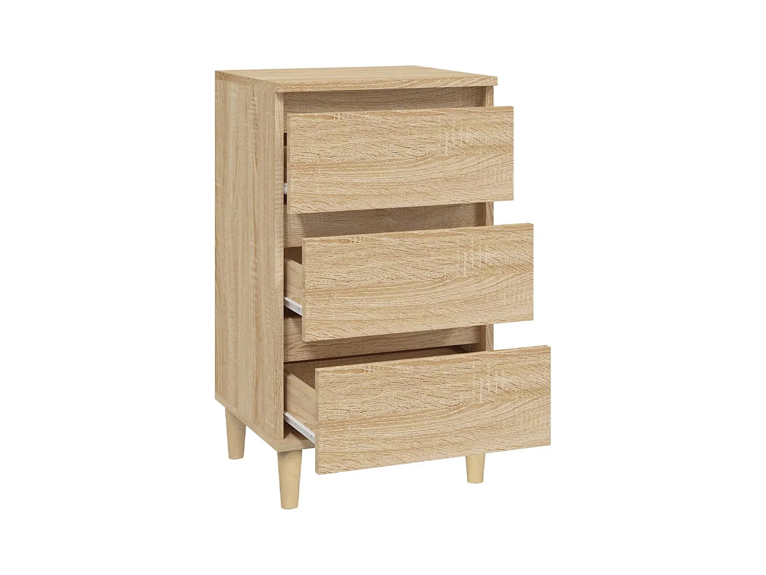 Table de chevet chêne sonoma 40x35x70 cm bois d'ingénierie