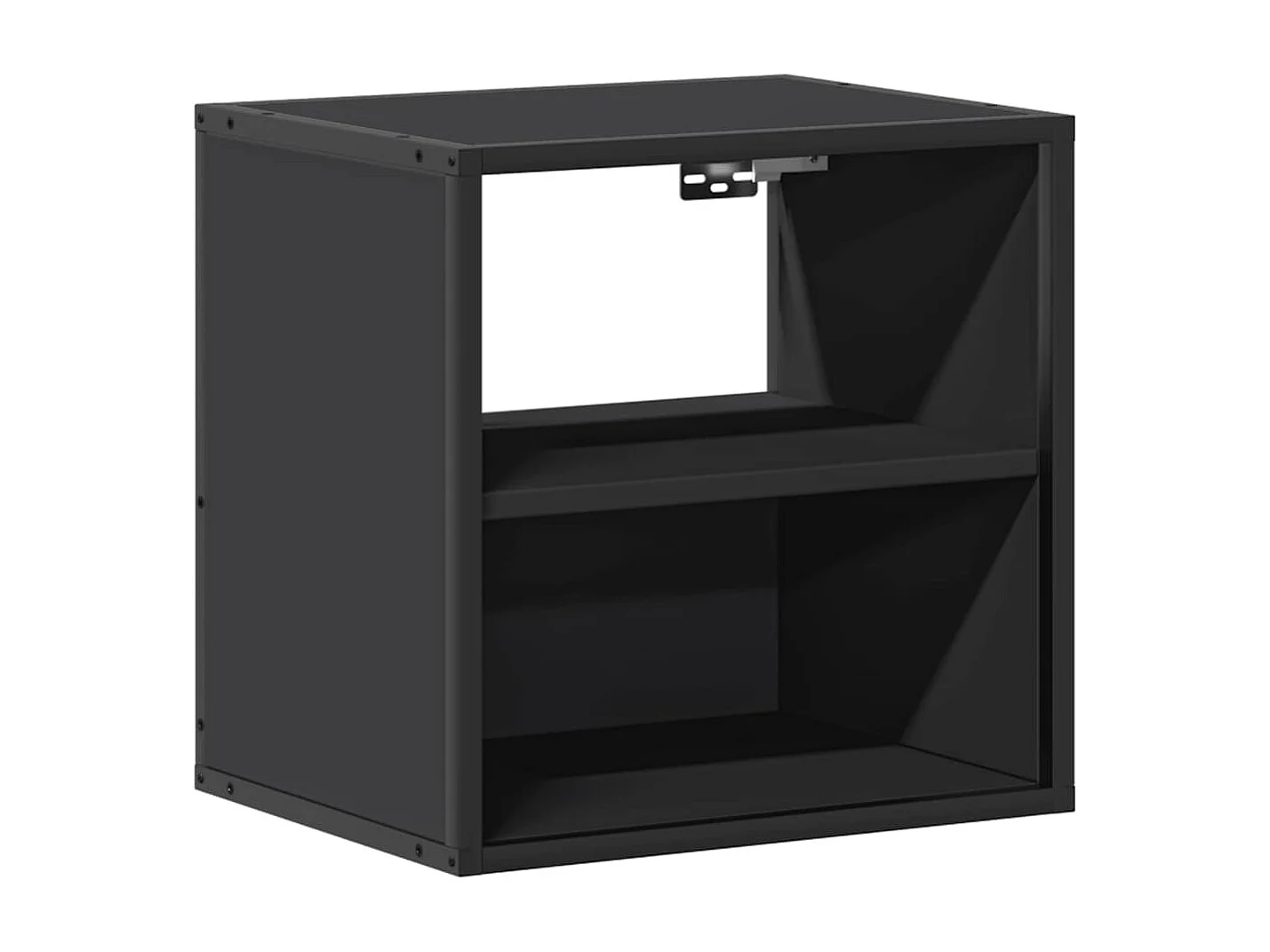 Tables de chevet murales 2 pcs noir 40x31x39,5 cm