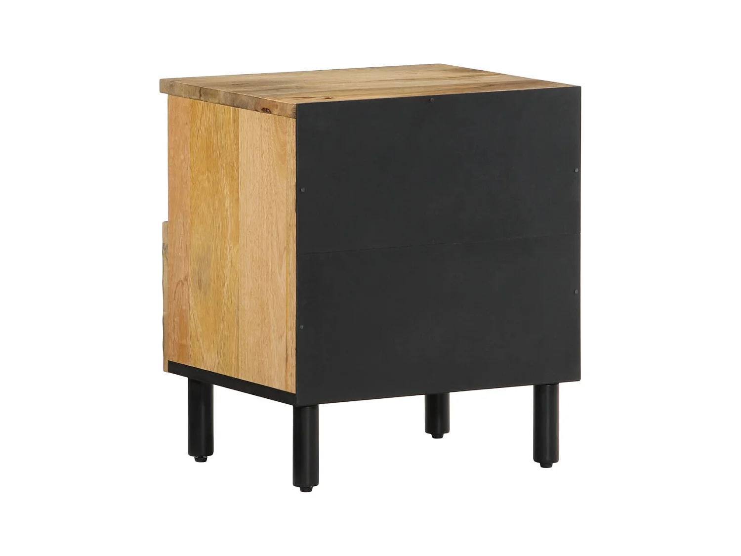 Tables de chevet 2 pcs 40x33x46 cm Bois de manguier solide