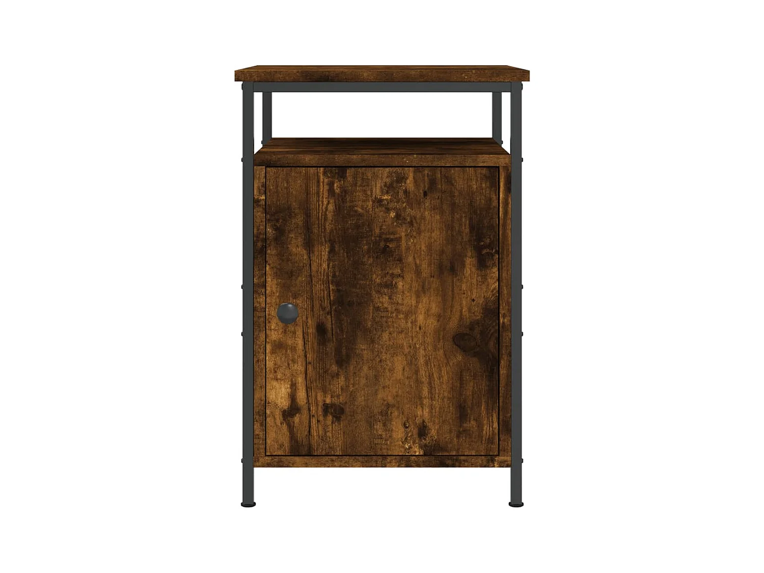 Nachtkastjes 2 stuks gerookt eiken 40x42x60 cm bewerkt hout