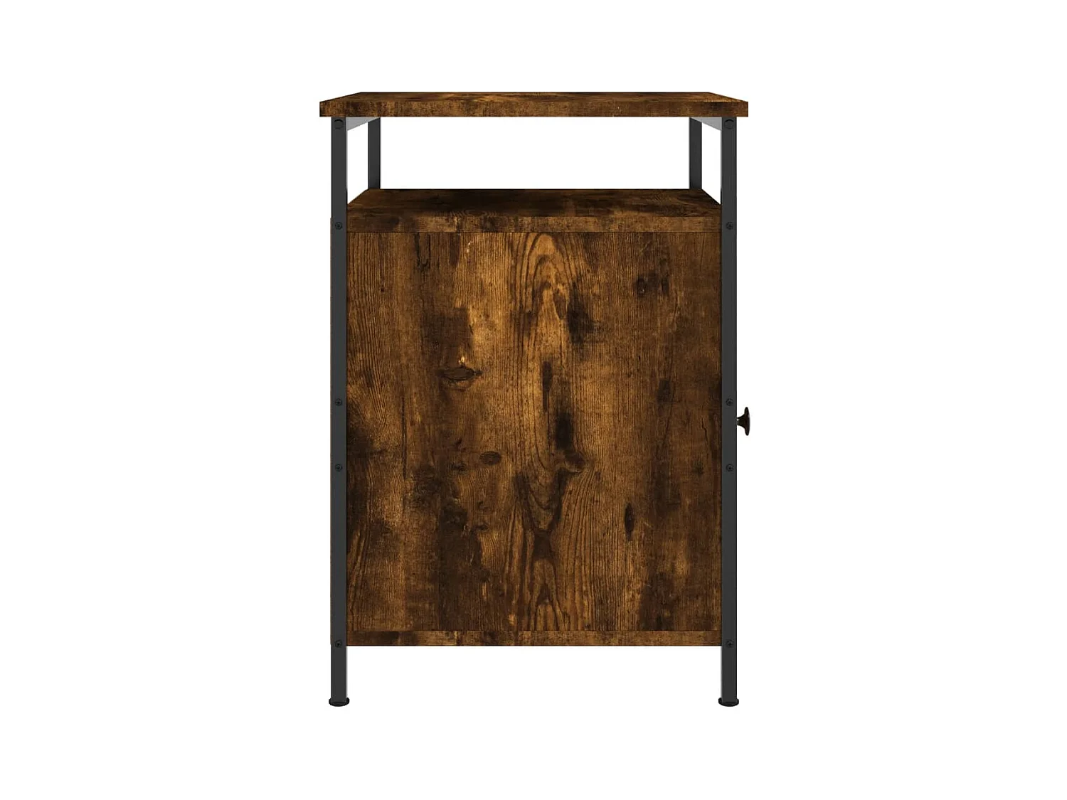 Nachtkastjes 2 stuks gerookt eiken 40x42x60 cm bewerkt hout