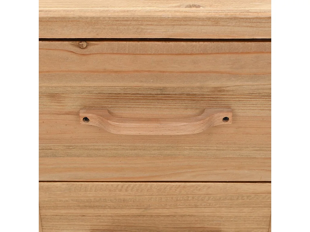 Mesita de noche Madera maciza de abeto 50 x 35 x 57 cm