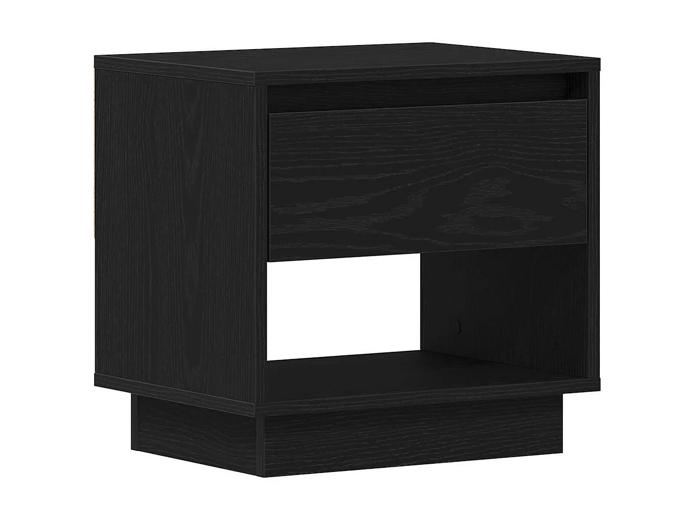Table de chevet 2 pcs Chêne noir 45x34x49 cm Bois d'ingénierie