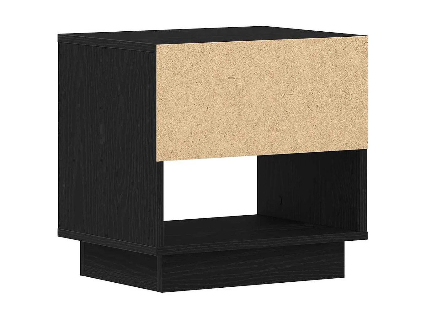 Table de chevet 2 pcs Chêne noir 45x34x49 cm Bois d'ingénierie