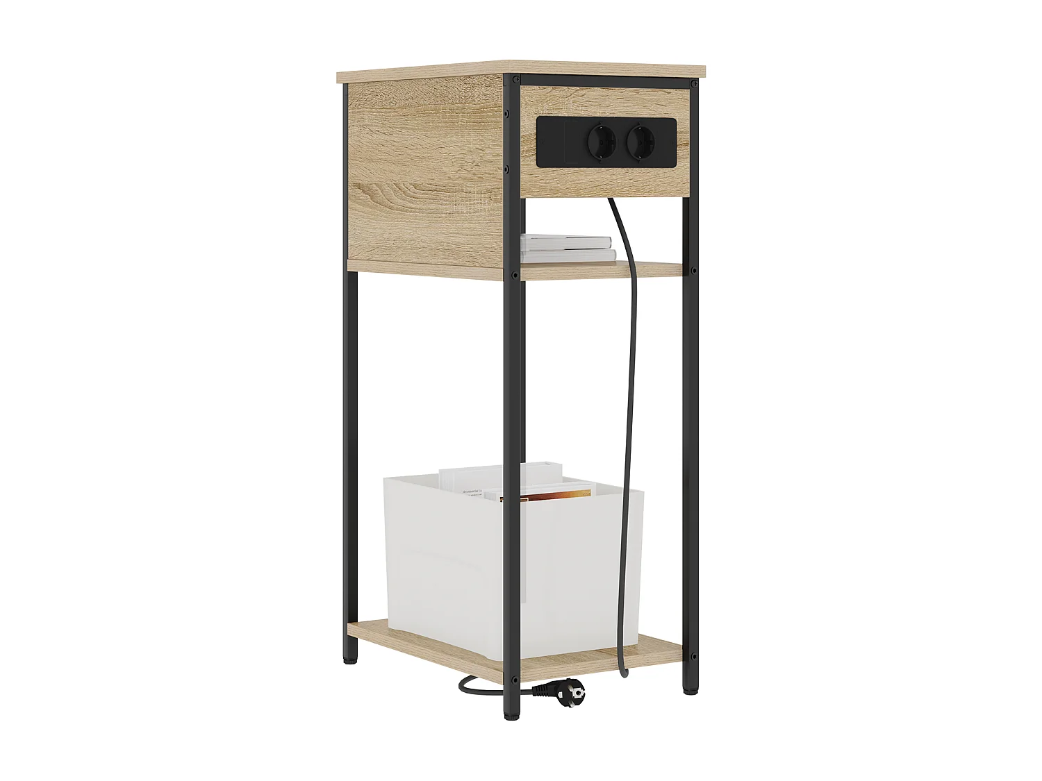 Cabinet de chevet Chêne sonoma 28.1 x 40.9 x 75 cm