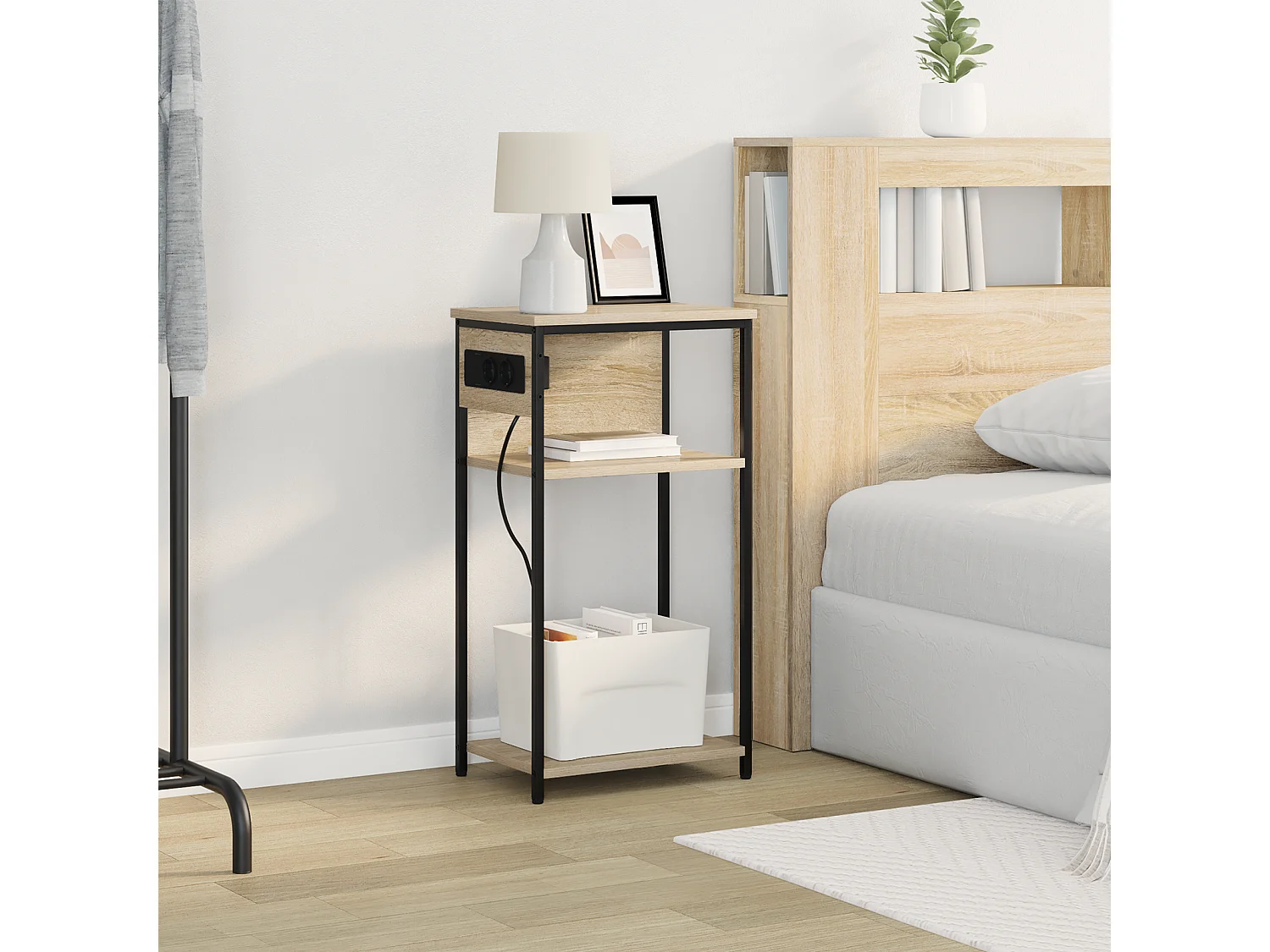 Cabinet de chevet Chêne sonoma 28.1 x 40.9 x 75 cm