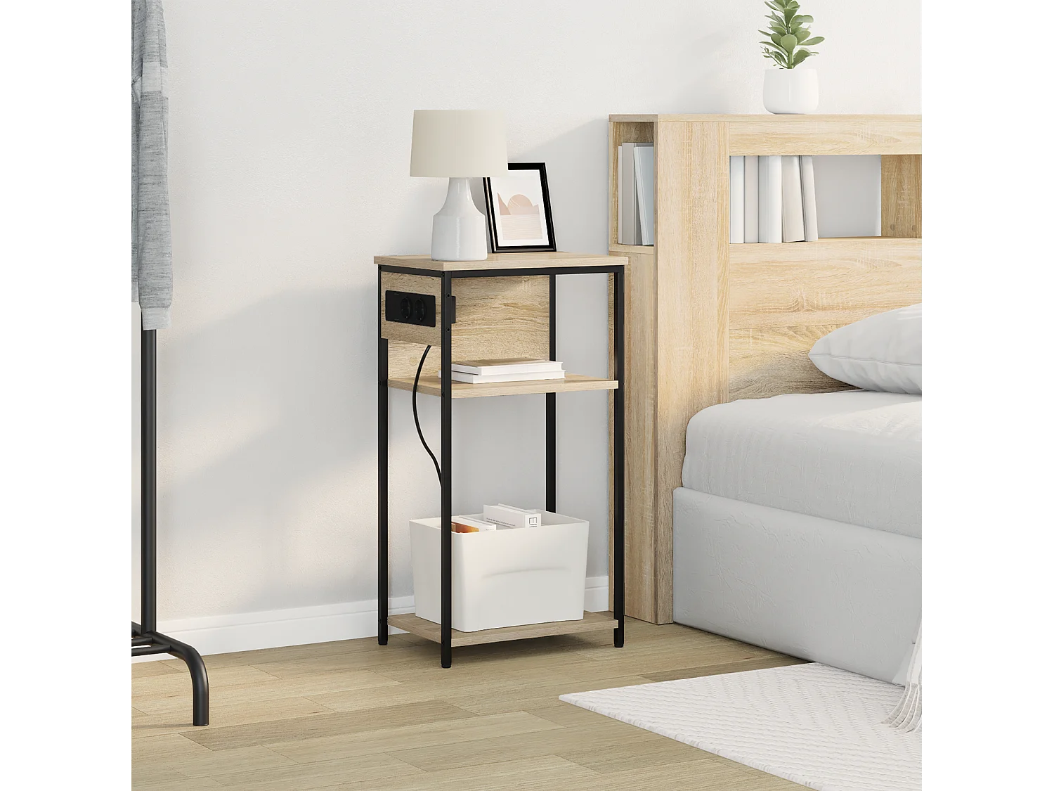 Cabinet de chevet Chêne sonoma 28.1 x 40.9 x 75 cm