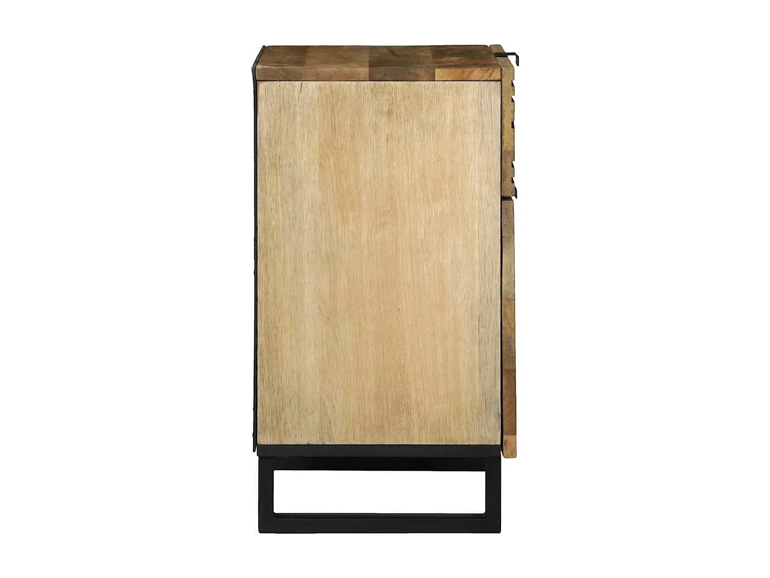 Table de nuit 50x33x60 cm en bois massif de manguier