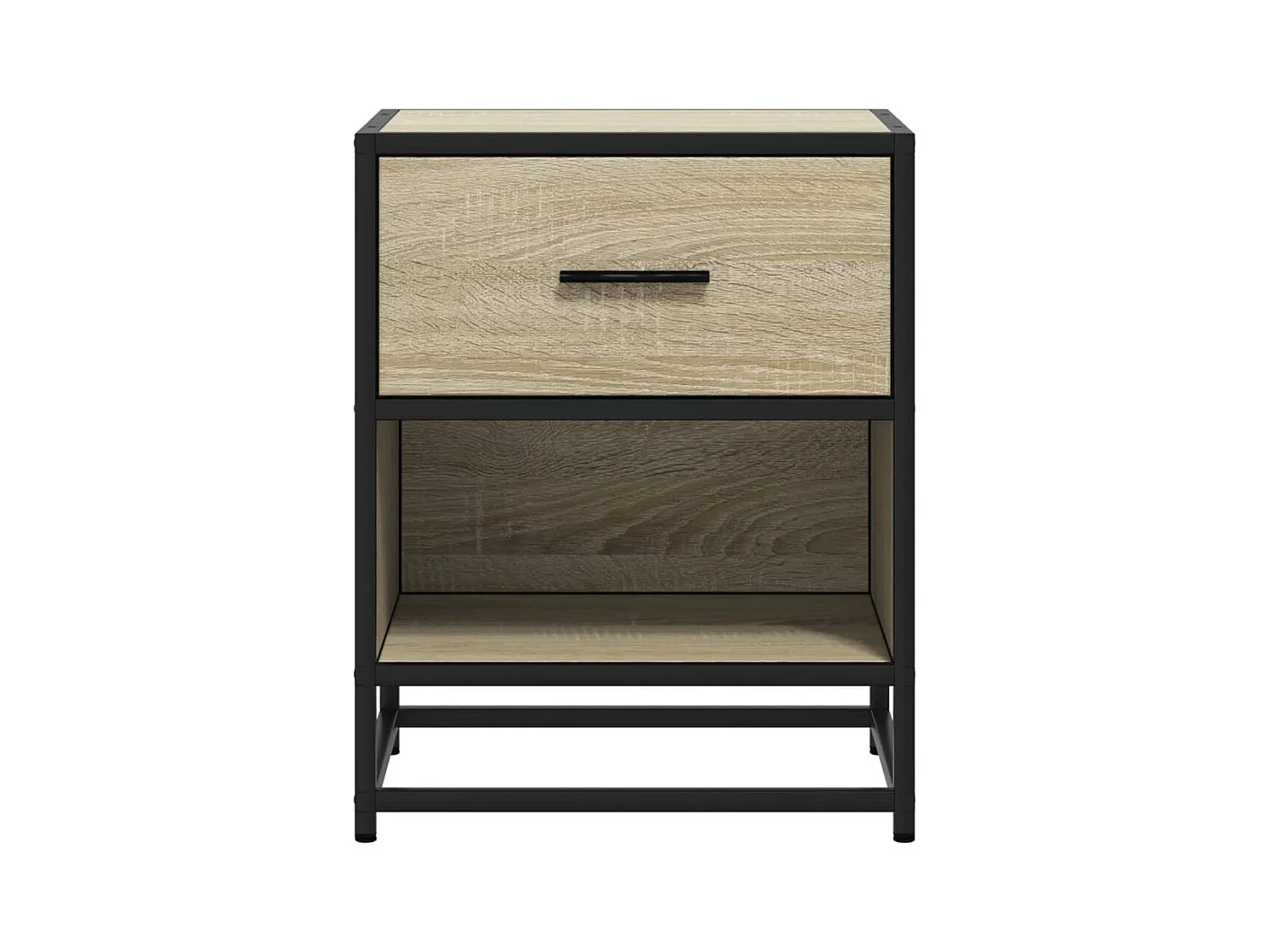 Nachtkastjes 2 stuks Sonoma eiken 40x31x50 cm bewerkt hout