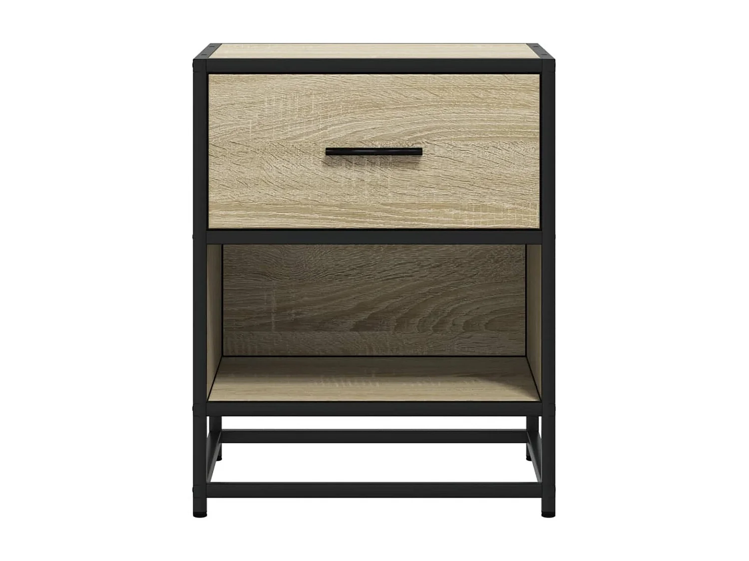 Nachtkastjes 2 stuks Sonoma eiken 40x31x50 cm bewerkt hout