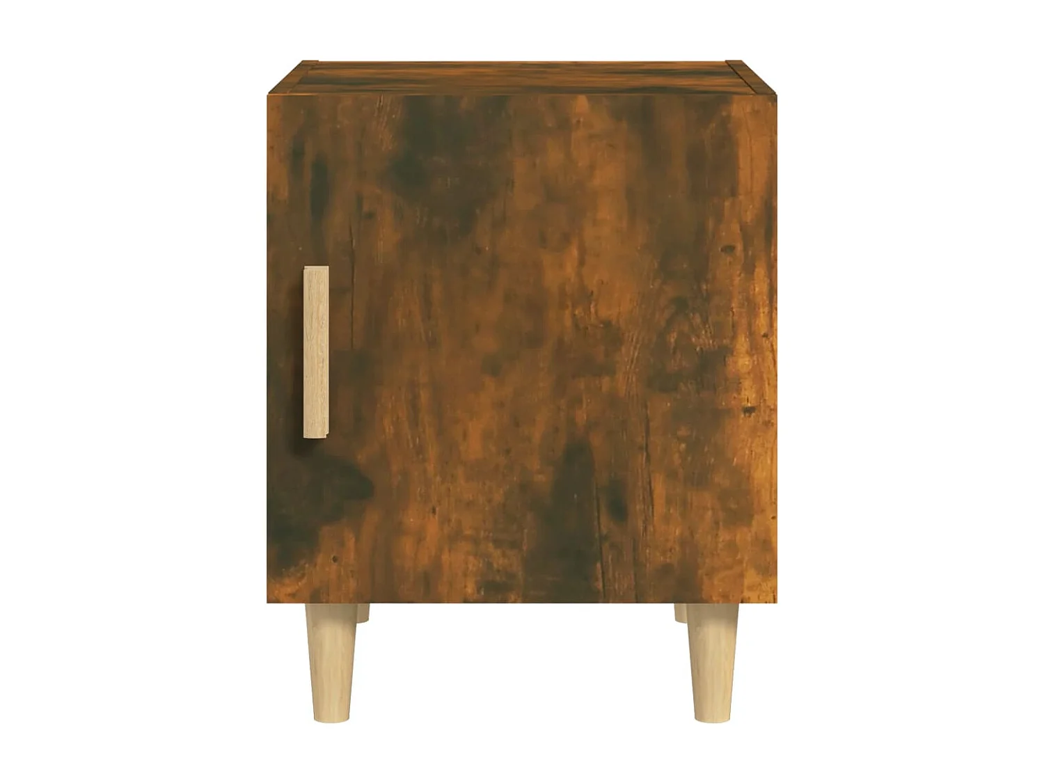 Comodini in legno ingegnerizzato color rovere affumicato 2 pezzi