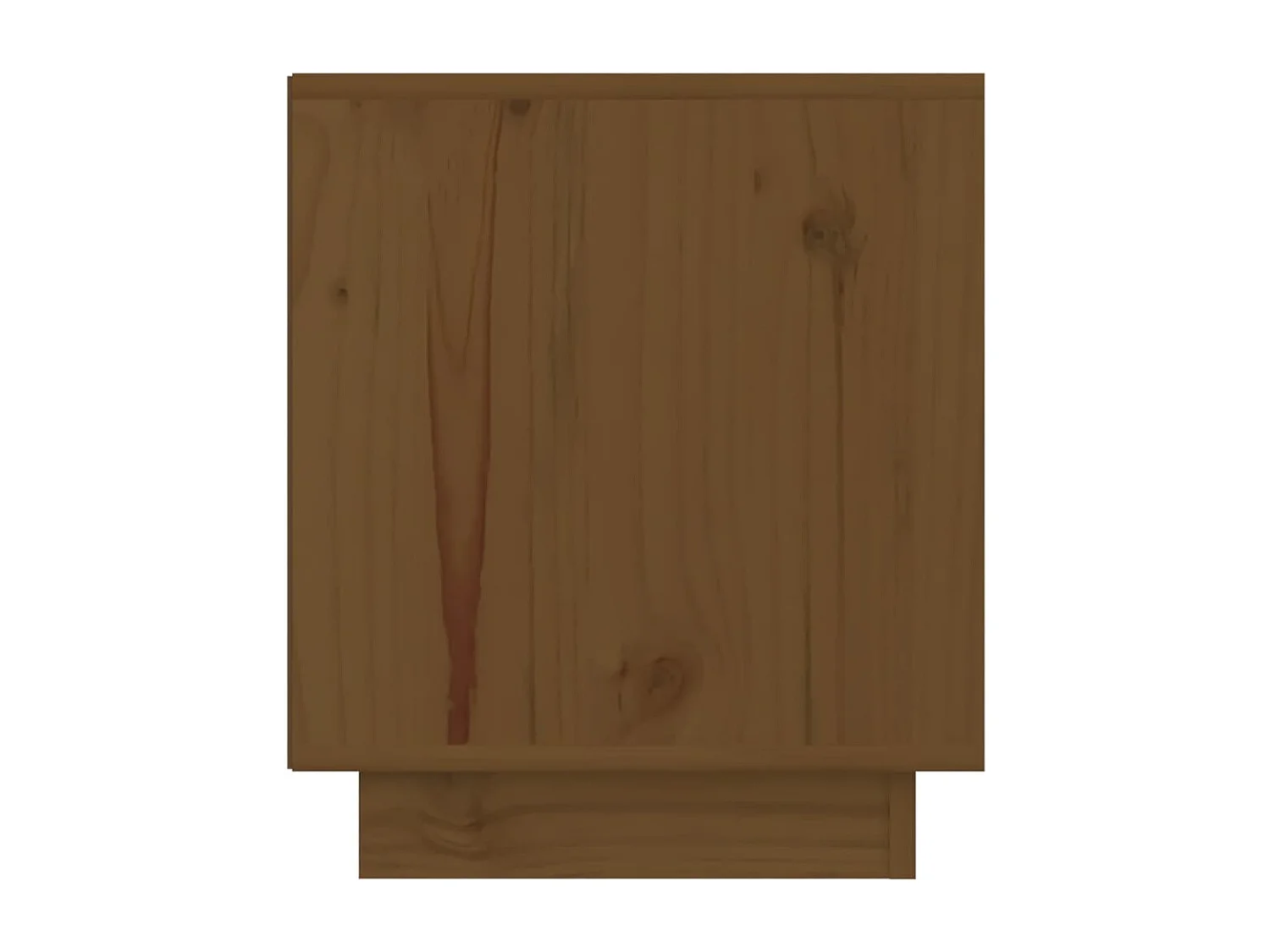 Comodini 2 pezzi marrone miele 40x34x40cm in legno massello di pino