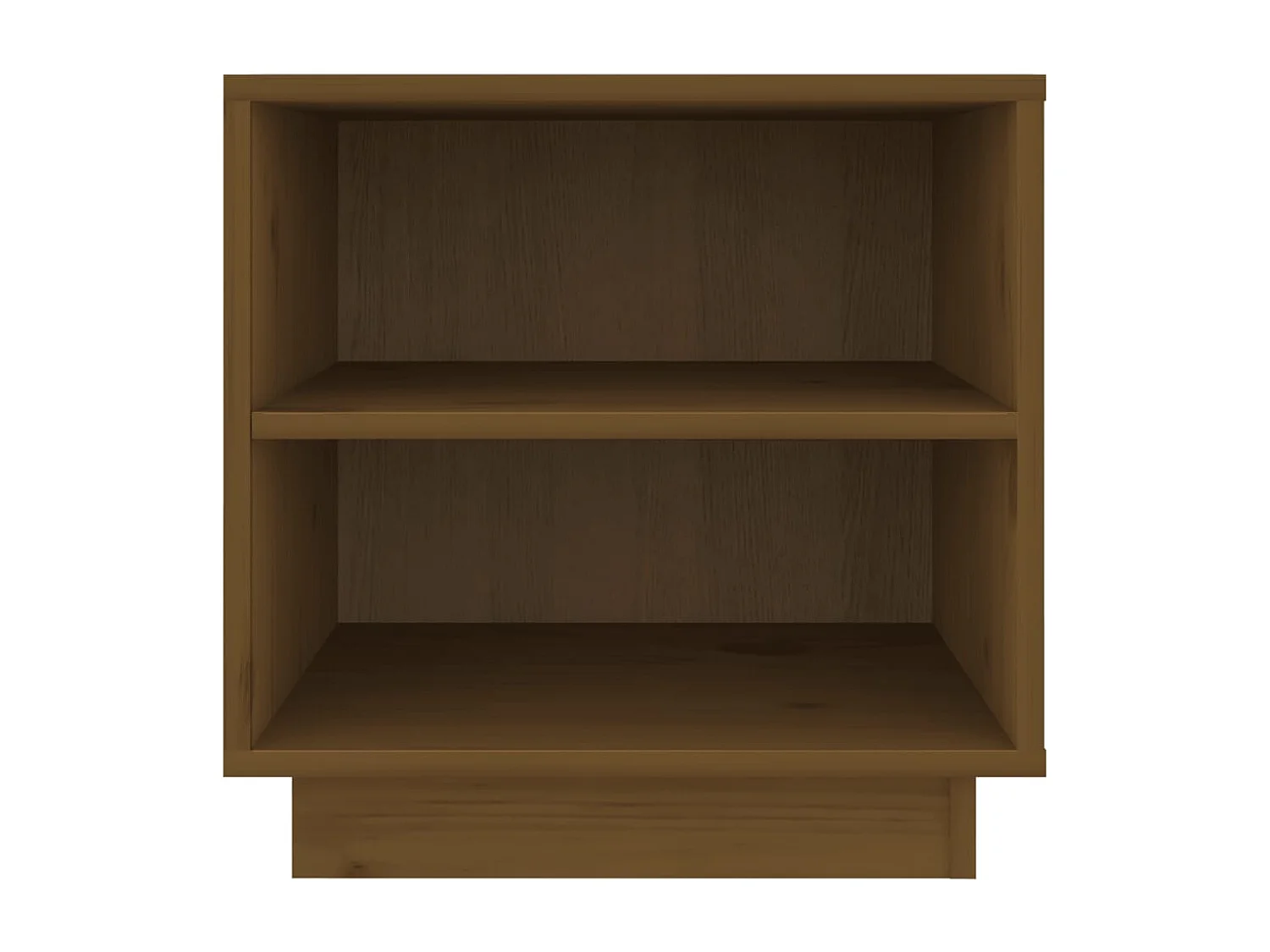 Comodini 2 pezzi marrone miele 40x34x40cm in legno massello di pino