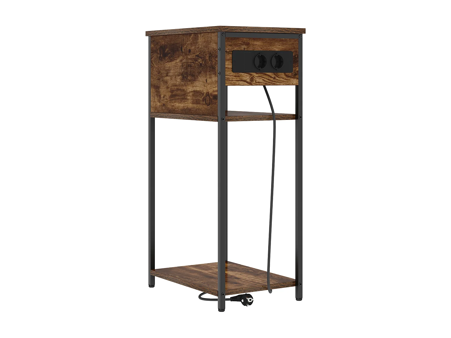 Cabinet de chevet Chêne fumé 28.1 x 40.9 x 75 cm