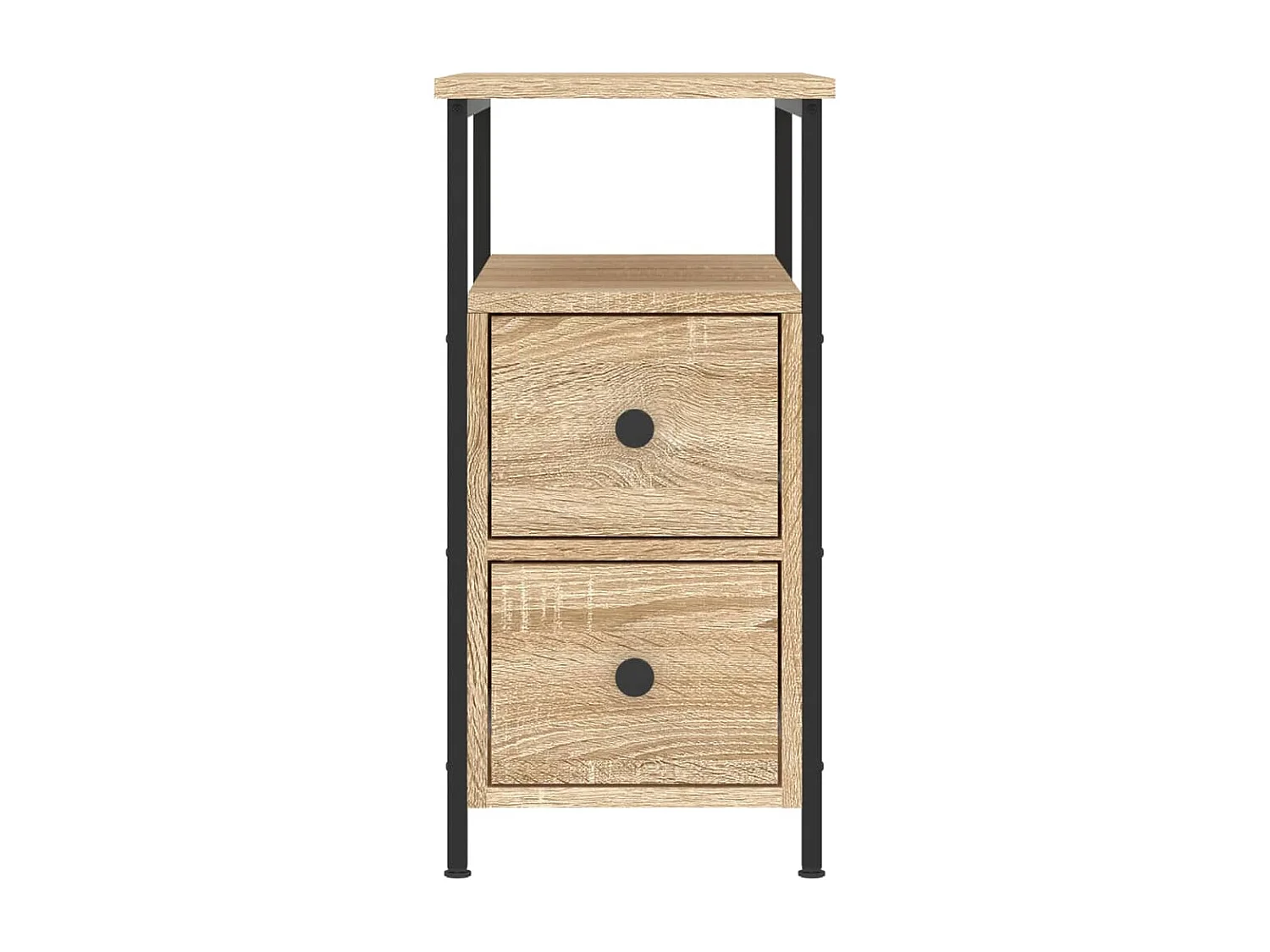 Comodini 2 pezzi rovere sonoma 30x60x60 cm legno ingegnerizzato