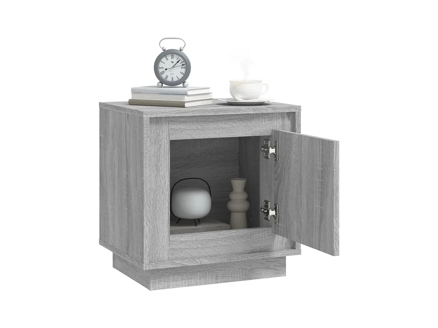 Tables de chevet 2 pcs sonoma gris 44x35x45cm bois d'ingénierie