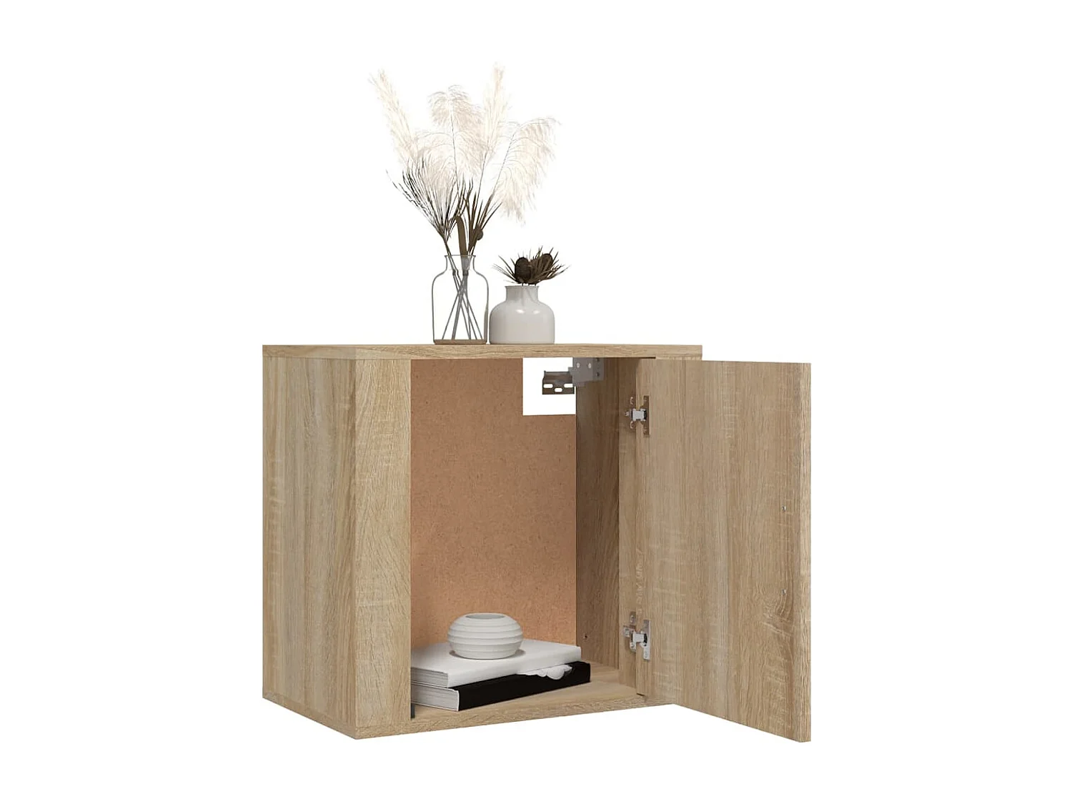 Tables de chevet murales 2 pcs Chêne sonoma 50x30x47 cm