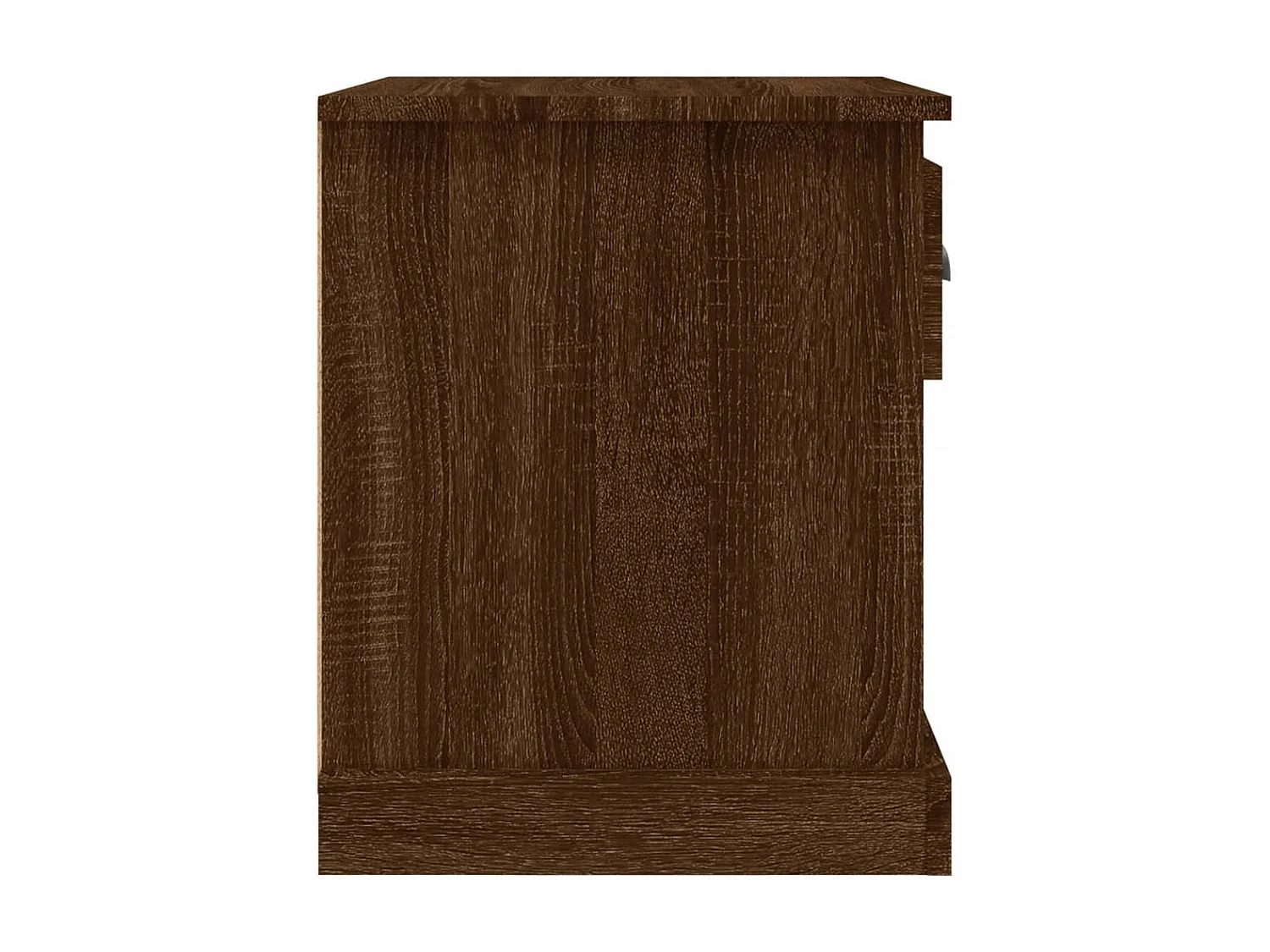 Comodini 2 pezzi rovere marrone 39x39x47,5cm legno ingegnerizzato