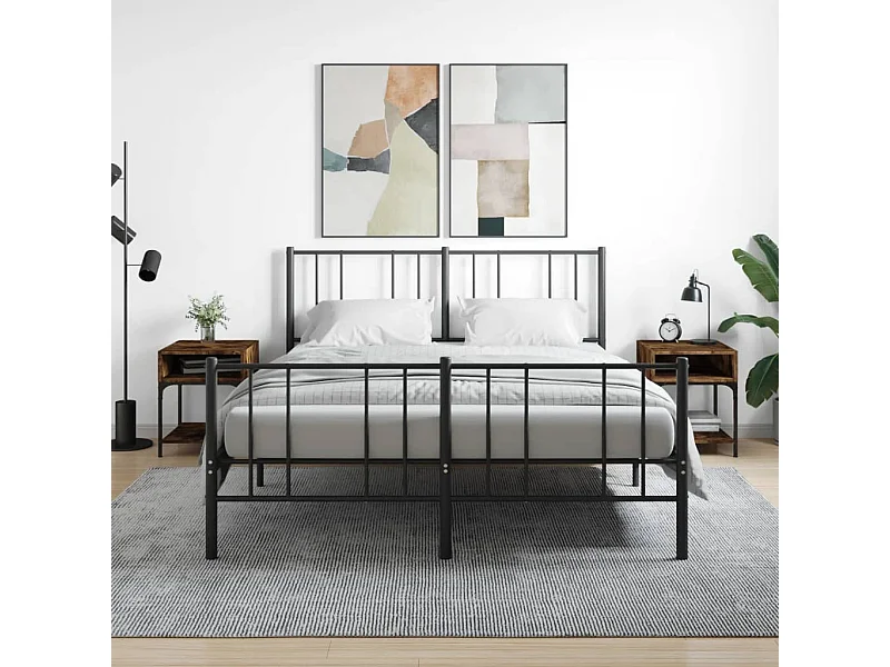 Comodini 2 pezzi rovere affumicato 40x41x50 cm legno ingegnerizzato