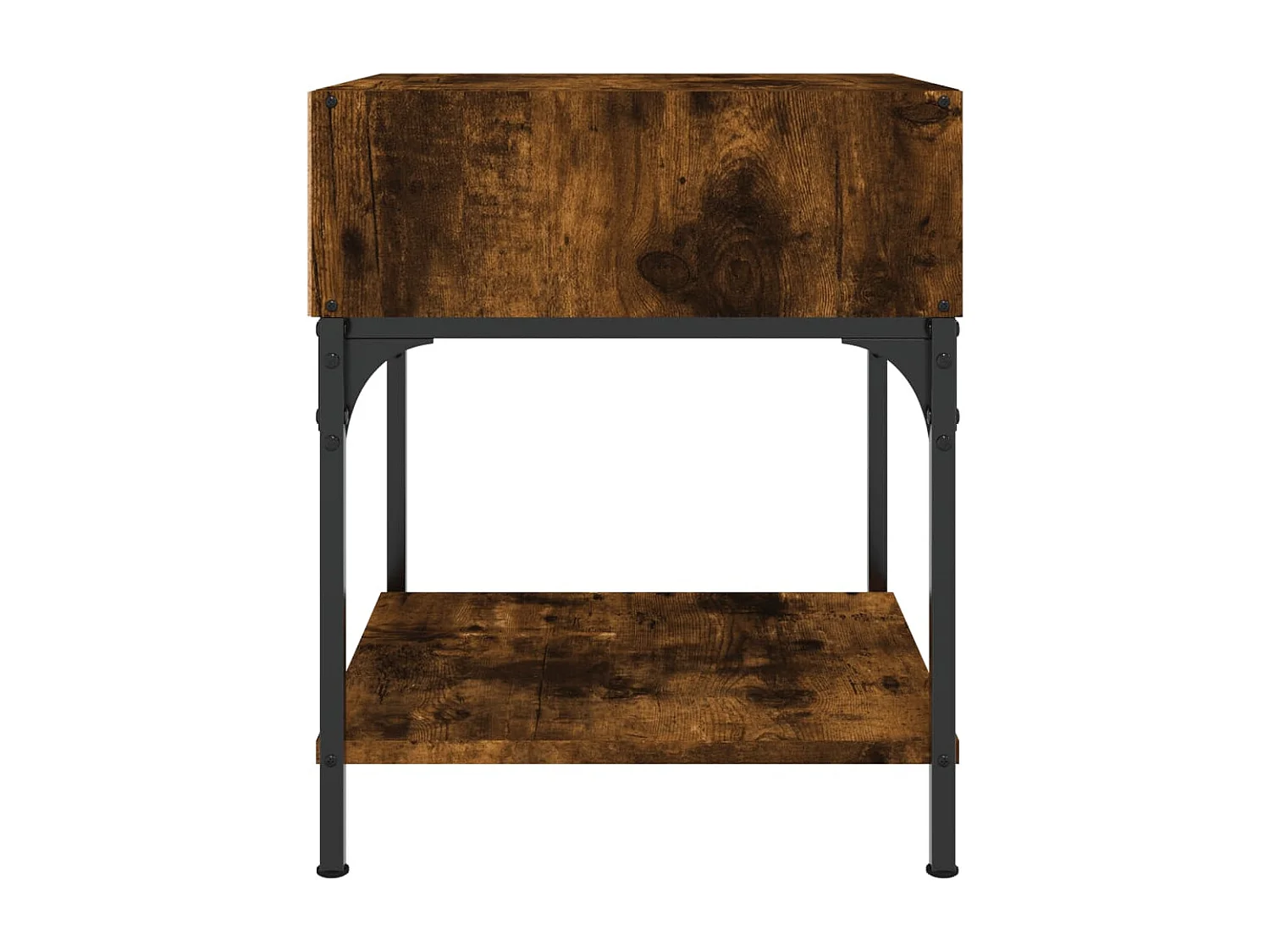 Nachtkastjes 2 stuks gerookt eiken 40x41x50 cm bewerkt hout