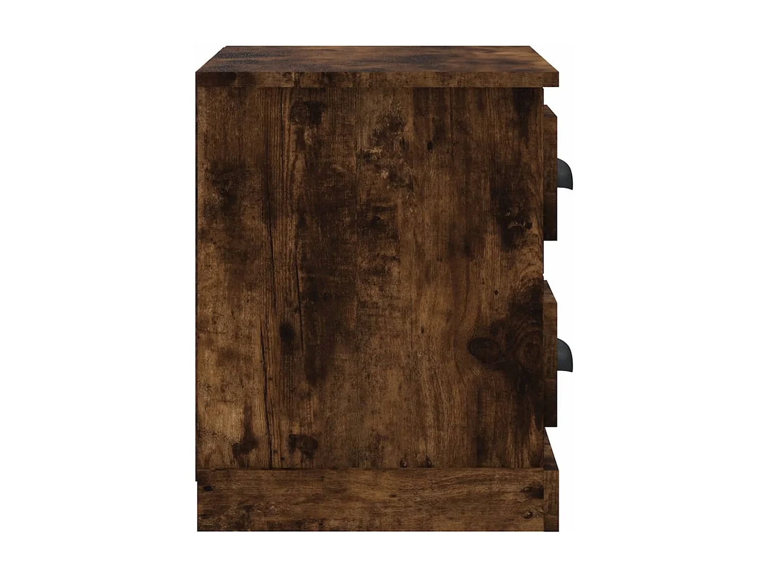 Table de chevet chêne fumé 60x35,5x45 cm