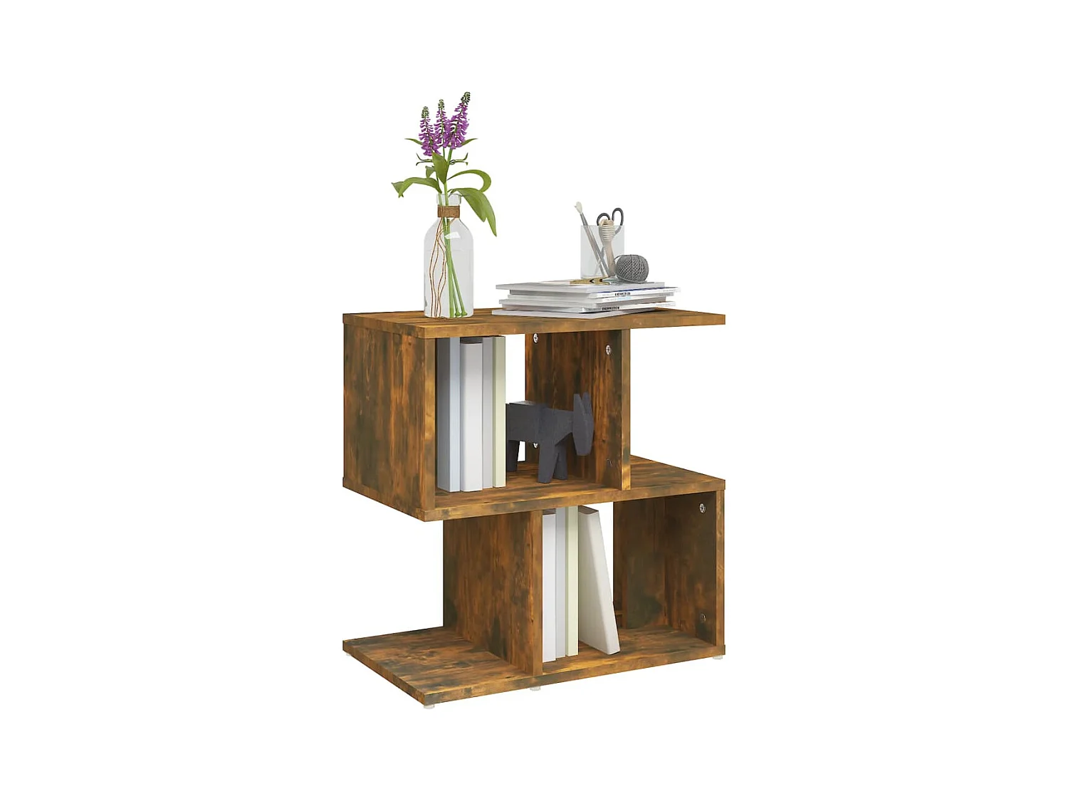 Tables de chevet 2pcs Chêne fumé 50x30x51,5cm Bois d'ingénierie